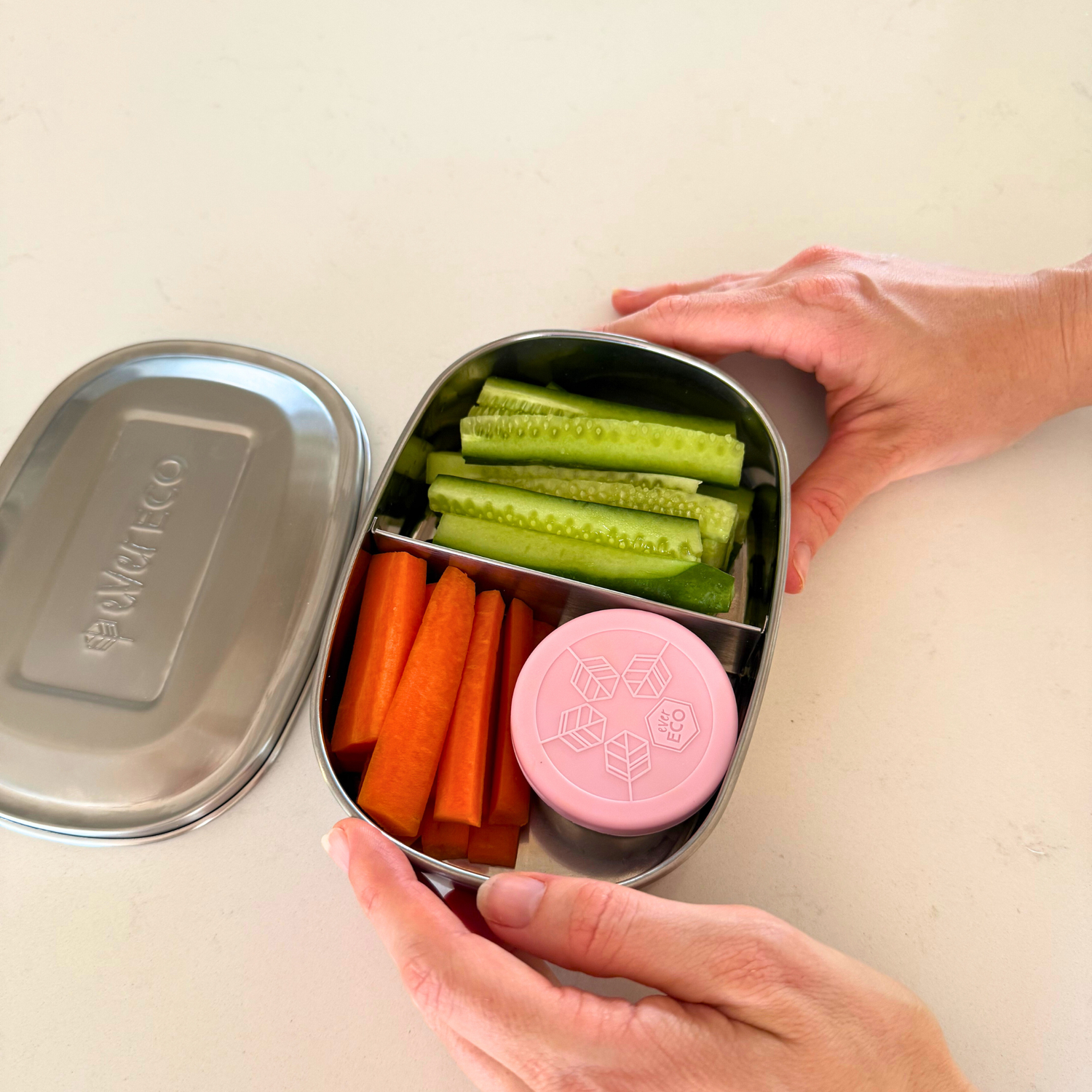 Ever Eco Bento Snack Box 2 Compartment