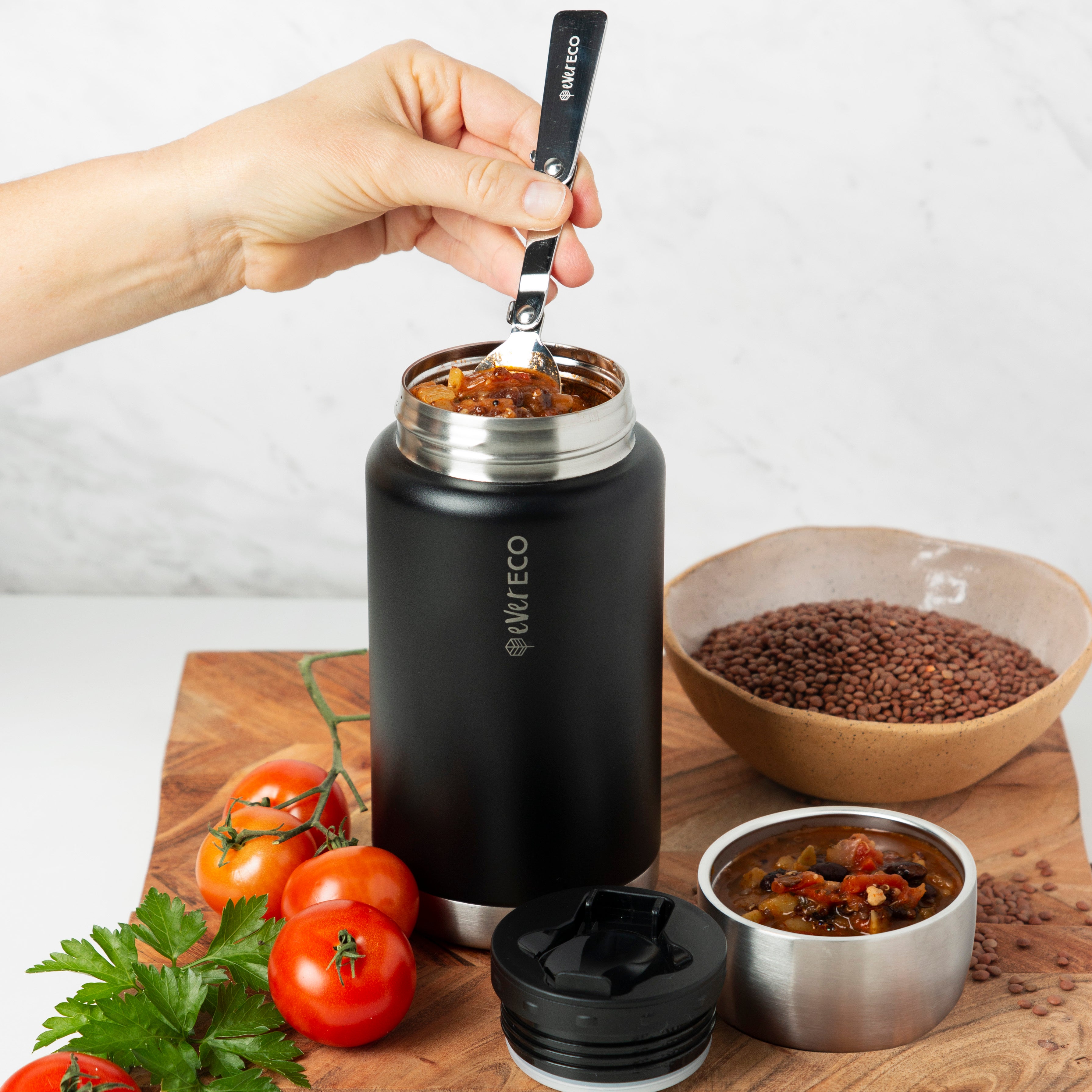 Ever Eco Insulated Food Jar Sage - 800ml