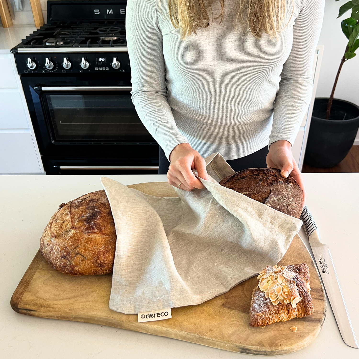Ever Eco Linen Bread Bag