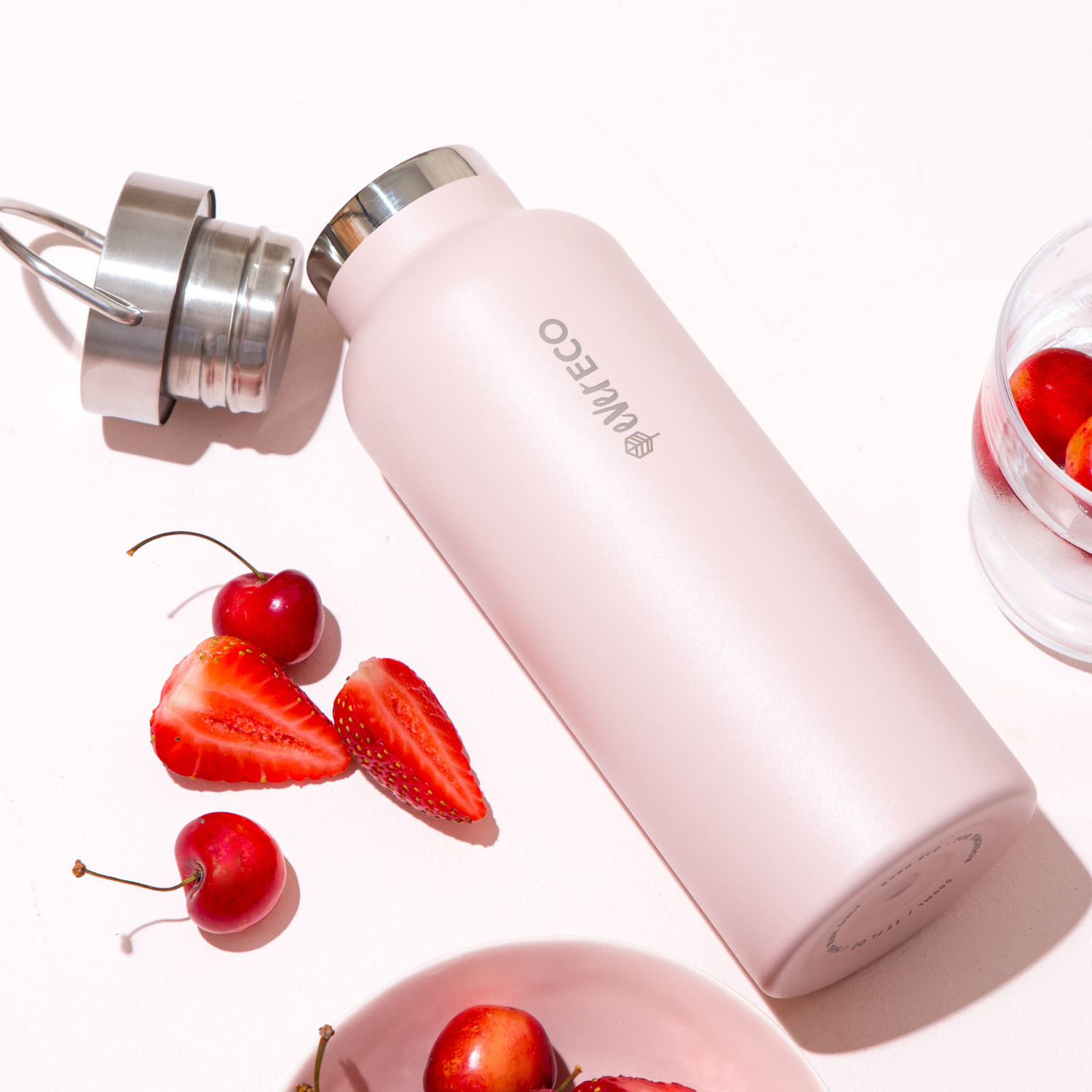 Ever Eco Insulated Drink Bottle Rose - 500ml