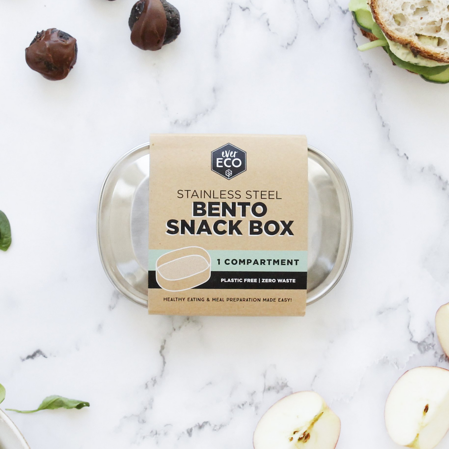 Ever Eco Bento Snack Box 1 Compartment