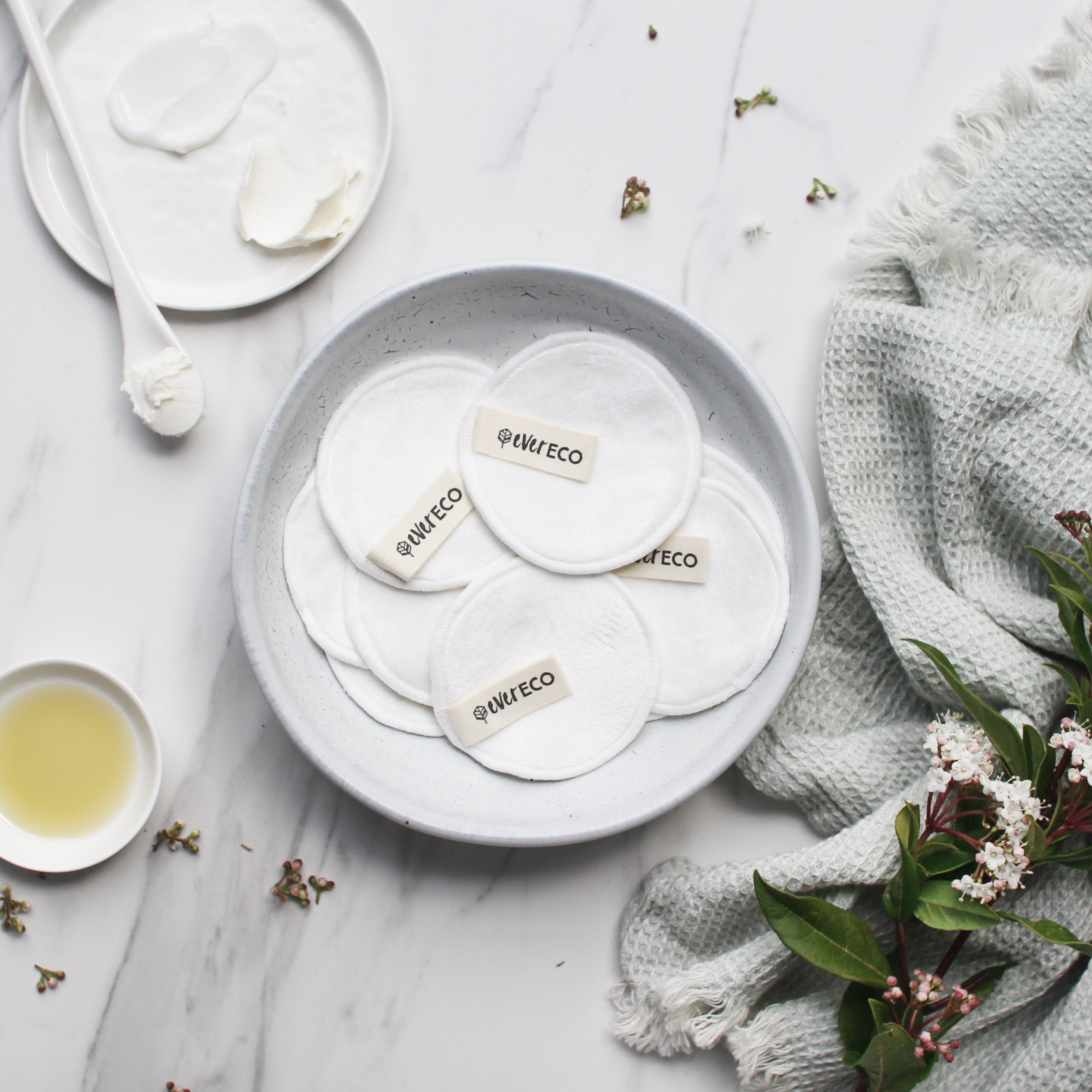 Ever Eco Reusable Bamboo Facial Pads - 10 Pack