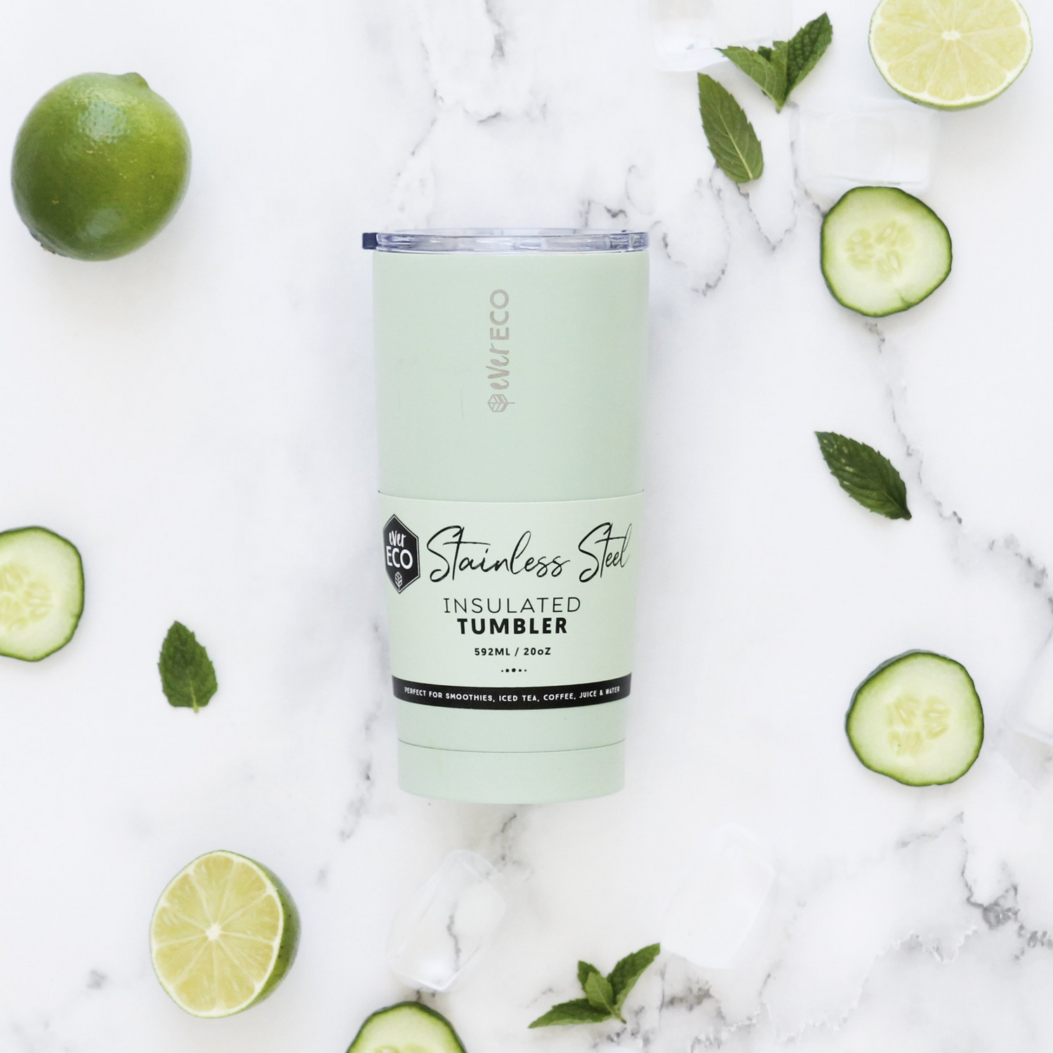 Ever Eco Insulated Tumbler Sage - 592ml