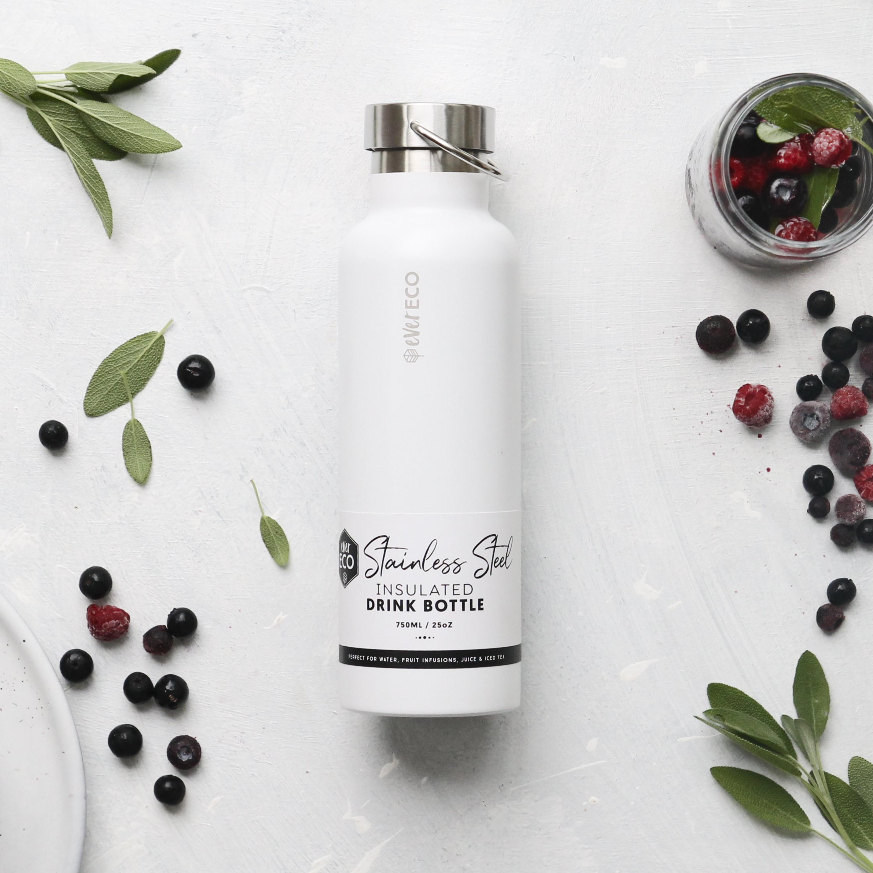 Ever Eco Insulated Drink Bottle Cloud - 750ml