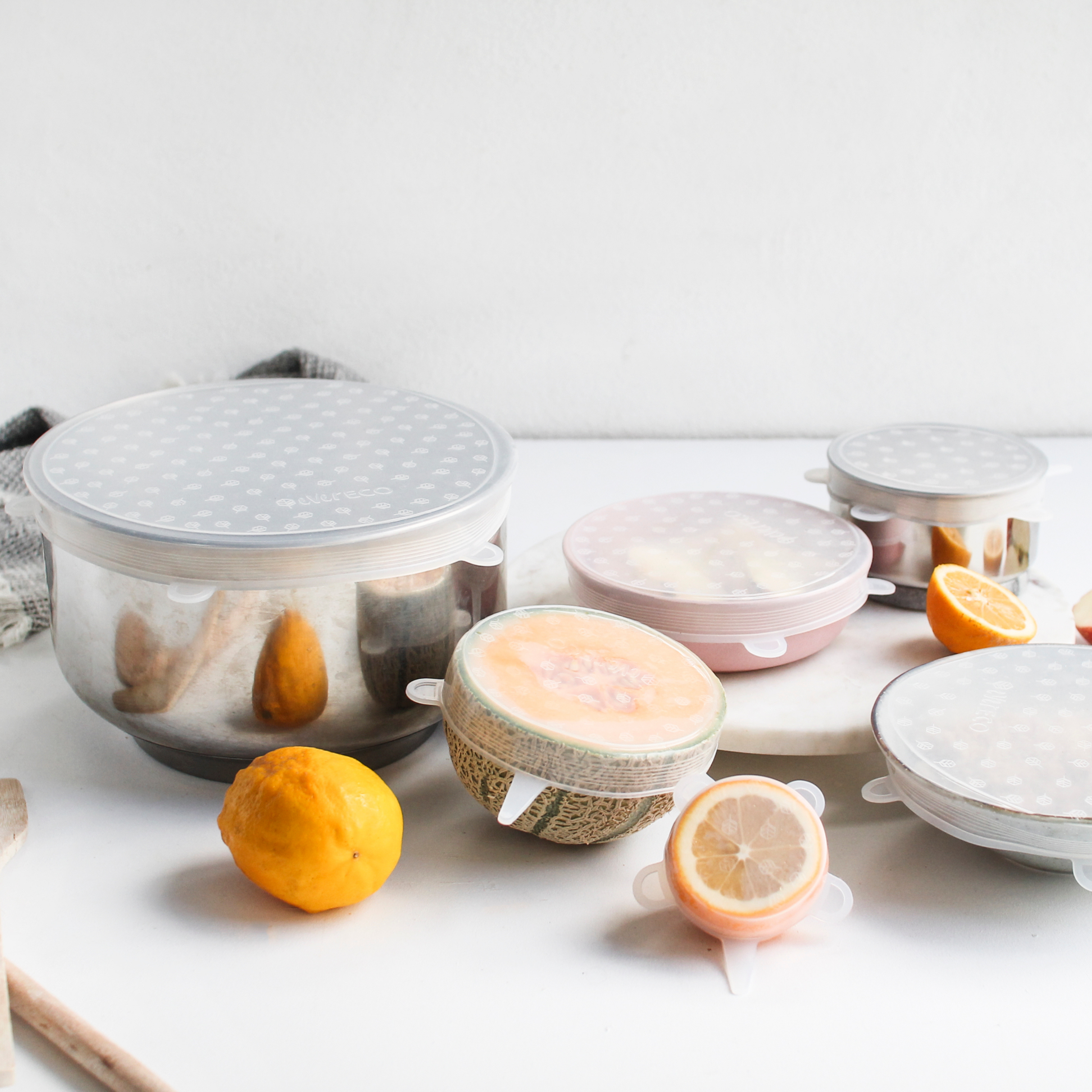 Ever Eco Silicone Food Covers - Set of 6