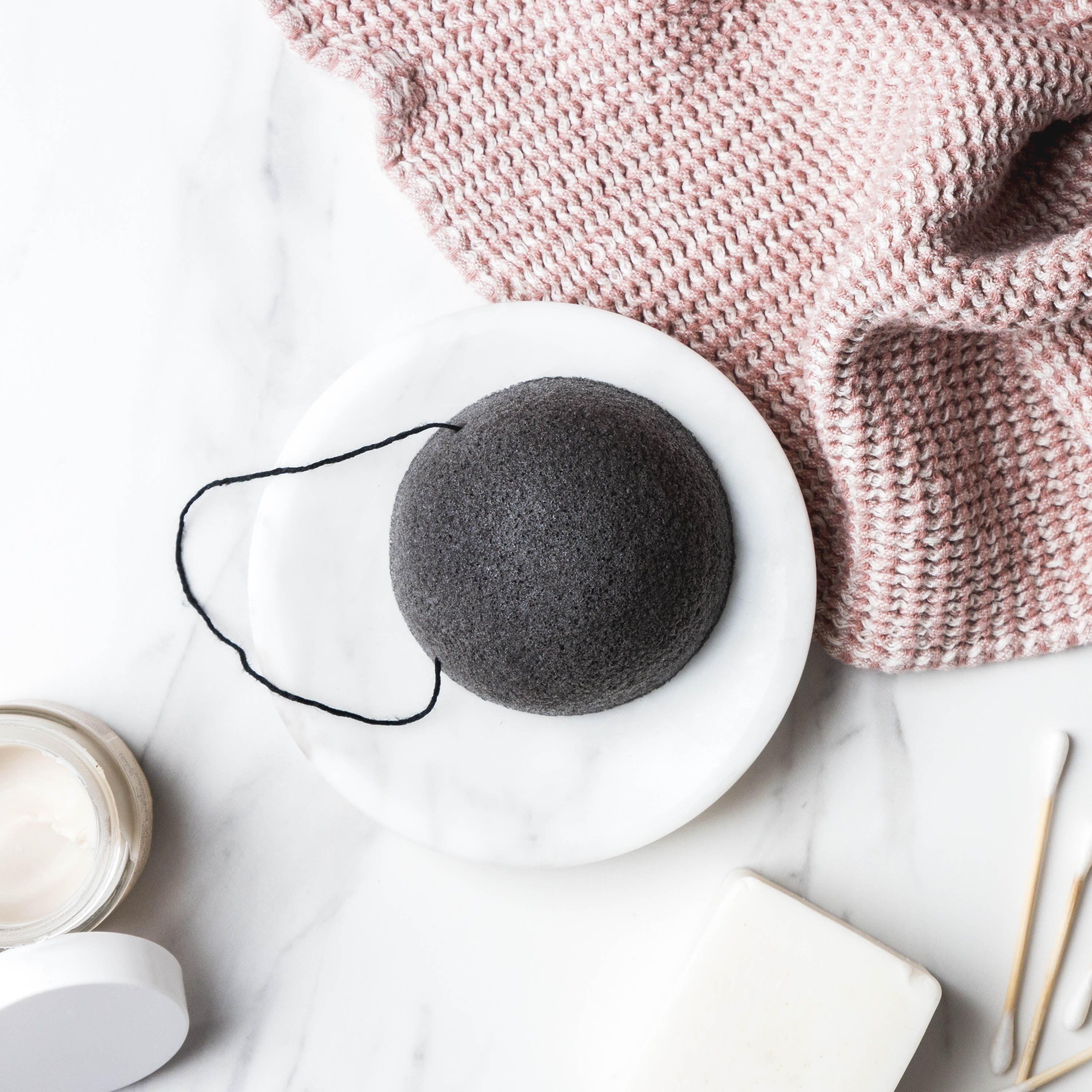 Ever Eco Konjac Facial Sponge - Charcoal