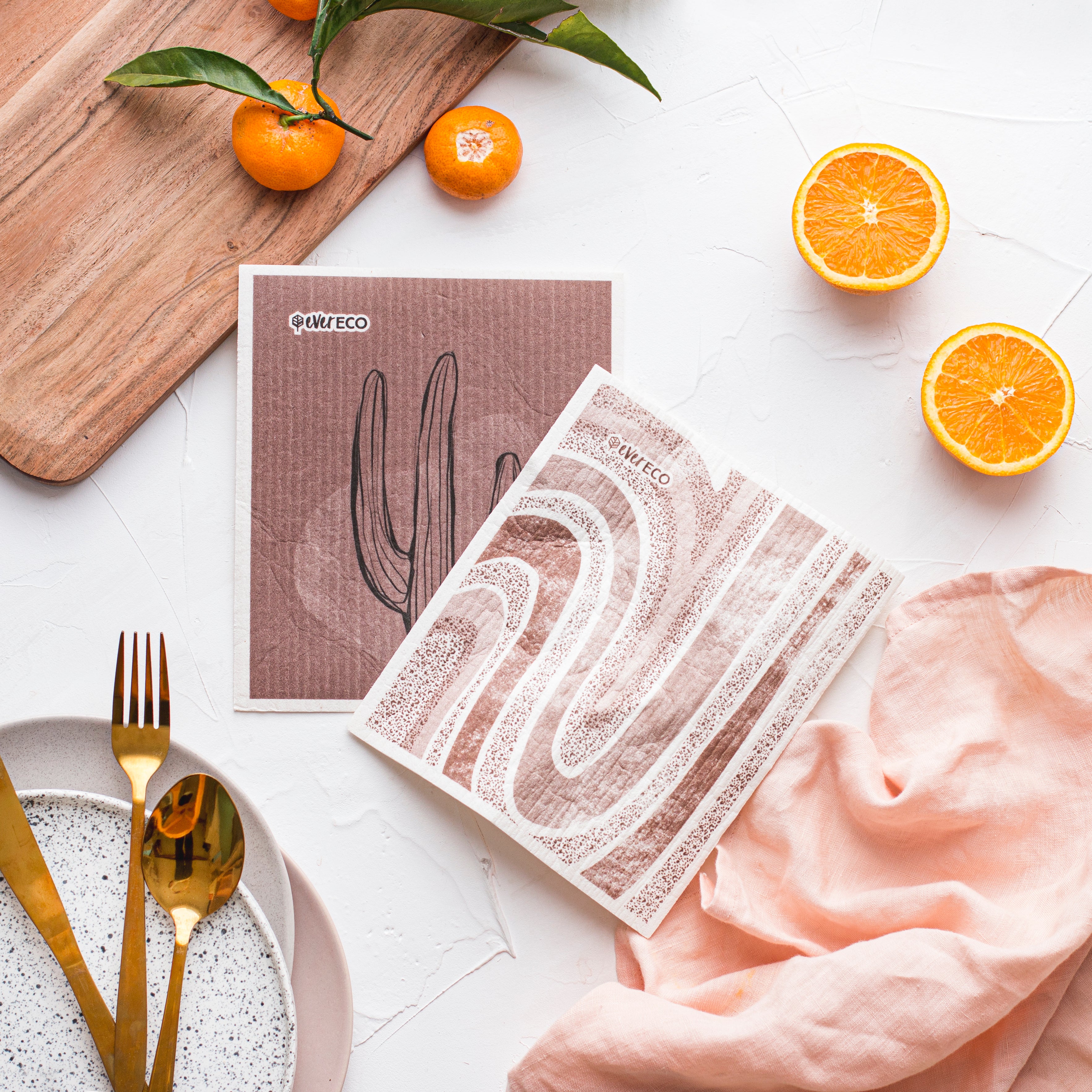 Ever Eco Sponge Cloths Palm Springs - 2 Pack