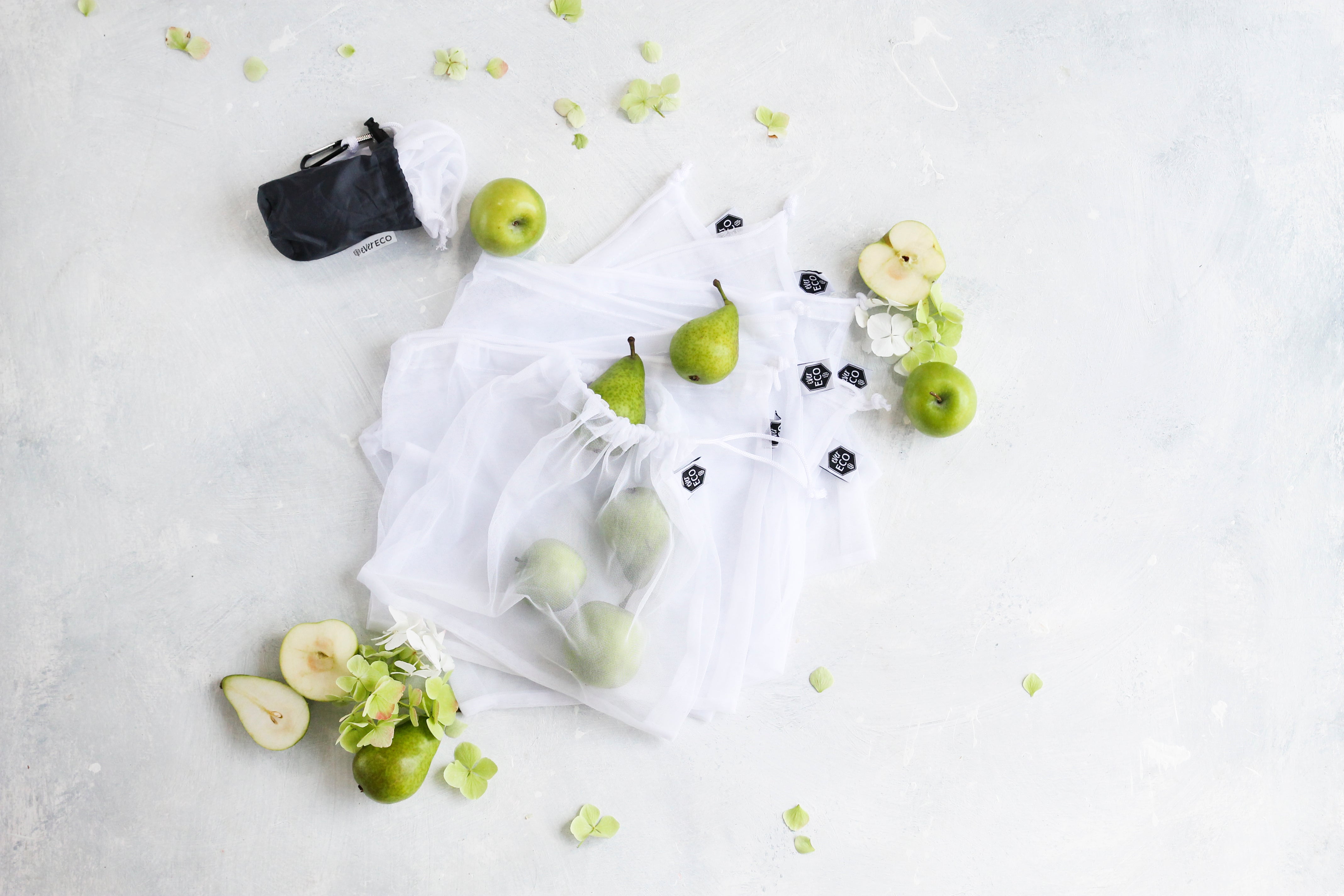 Ever Eco Reusable Produce Bags RPET Mesh - 8 Pack