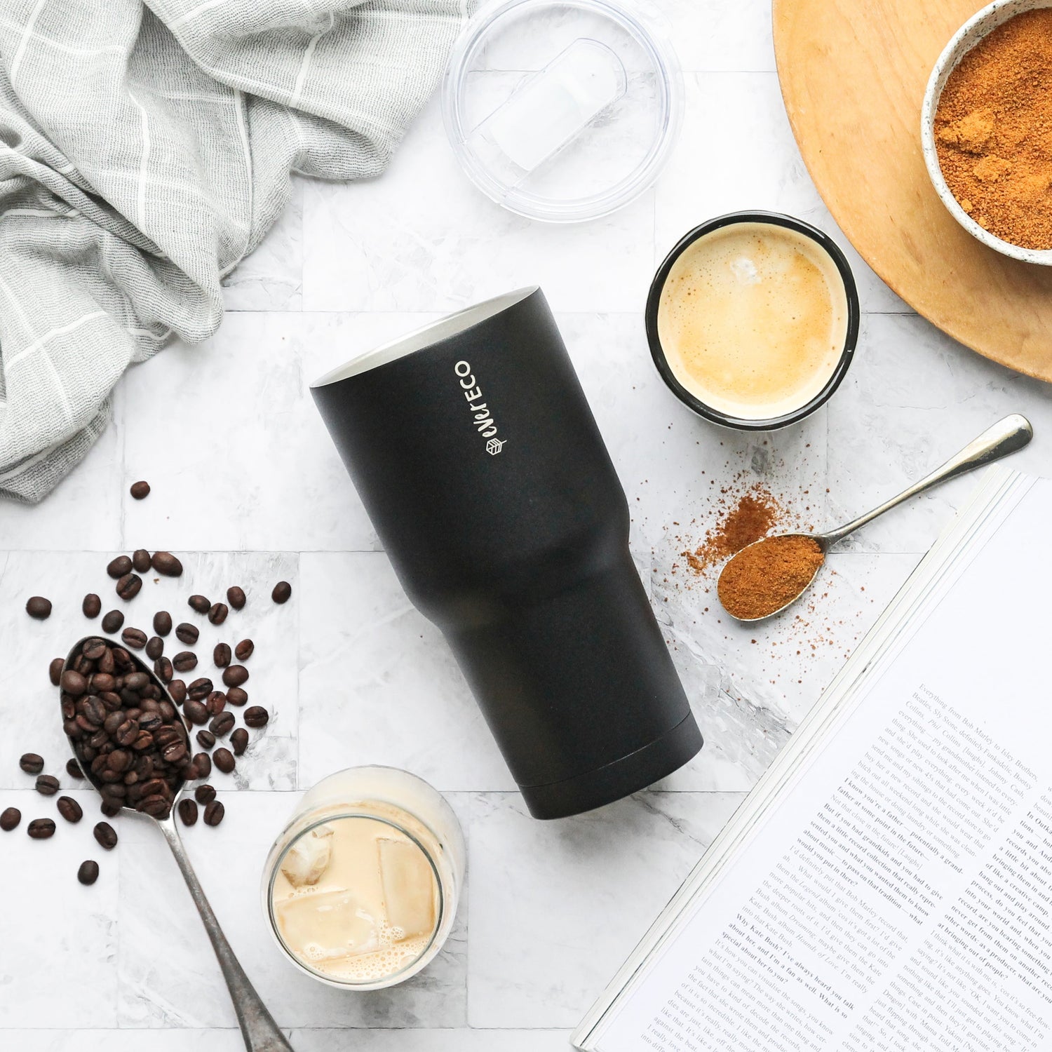 Ever Eco Insulated Tumbler Onyx - 887ml