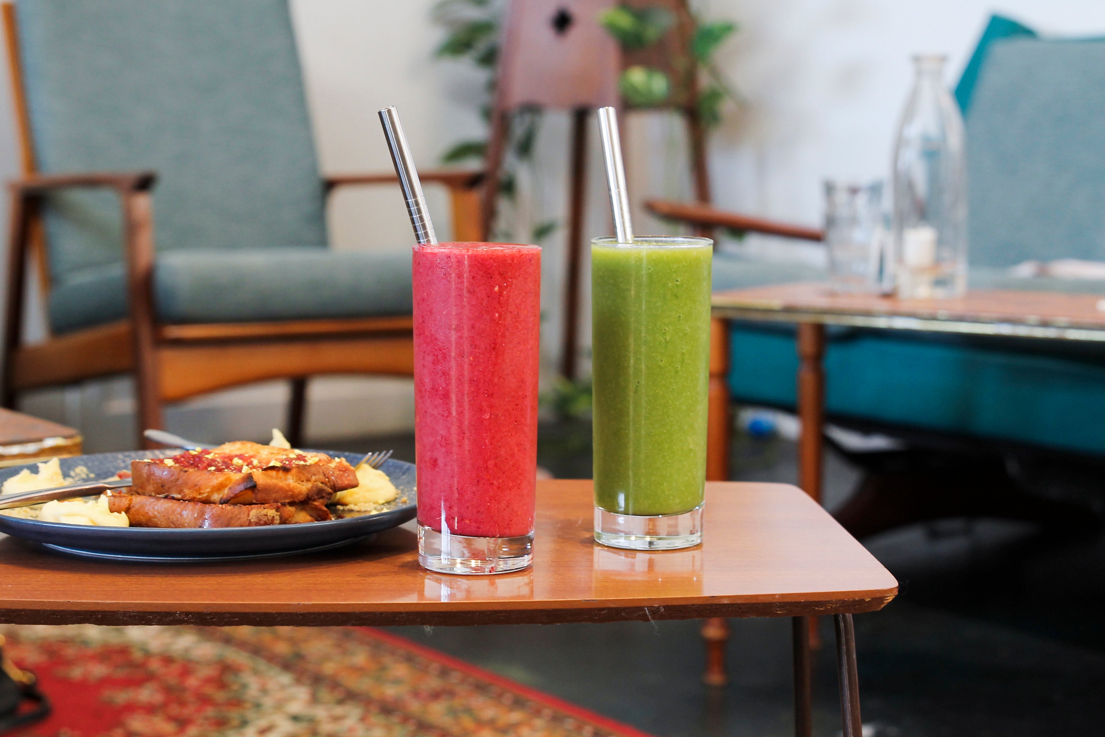 Ever Eco Stainless Steel Smoothie Straws Straight - 4 Pack