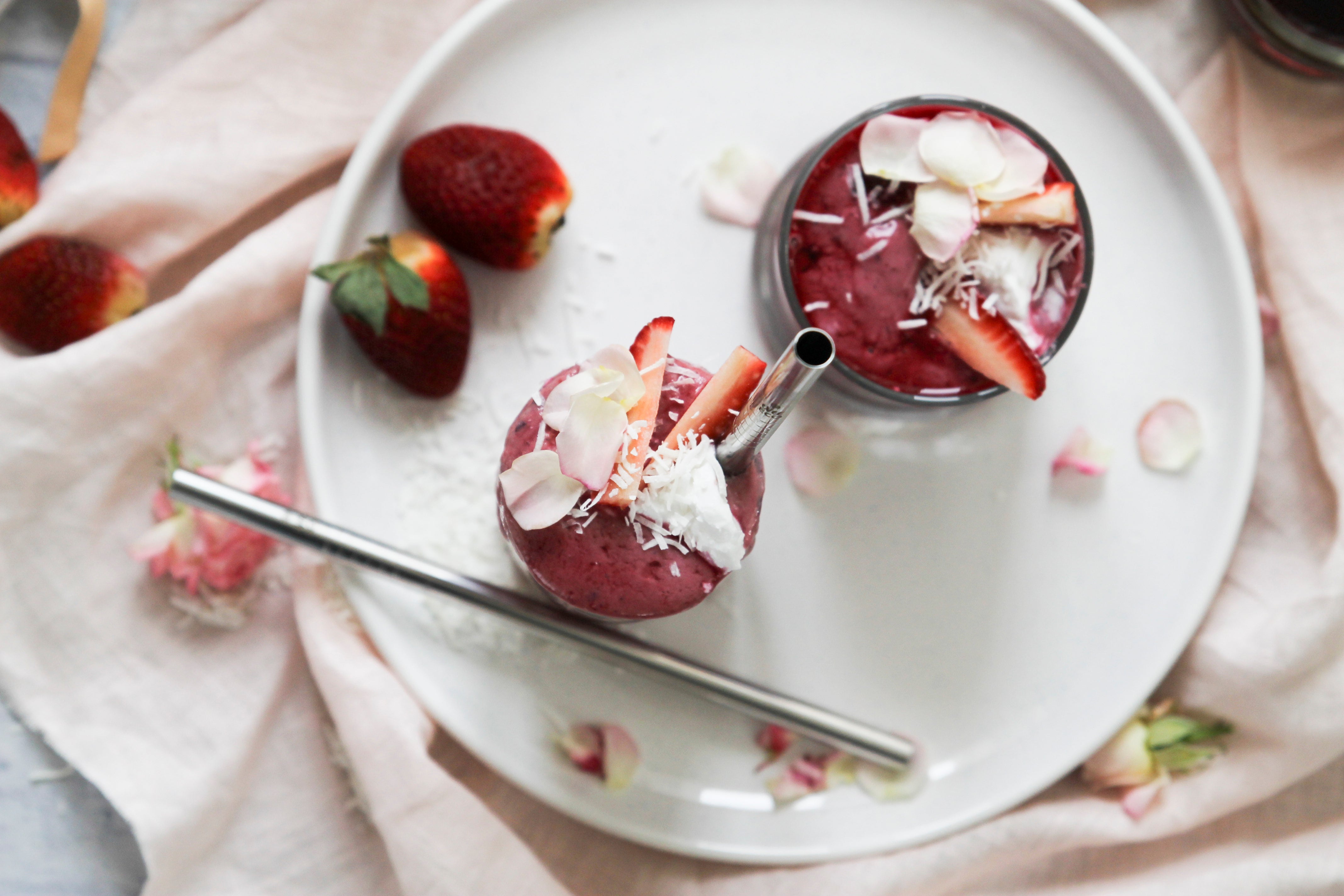 Ever Eco Stainless Steel Smoothie Straws Straight - 4 Pack