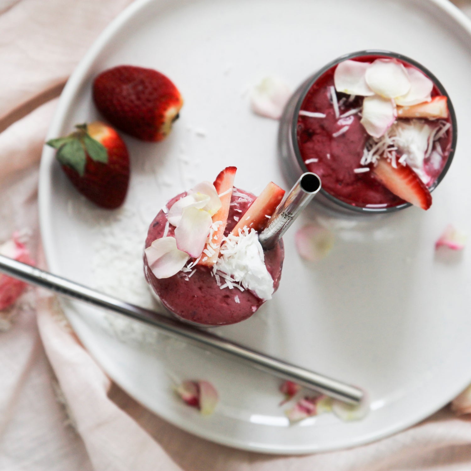 Ever Eco Stainless Steel Smoothie Straws Straight - 4 Pack