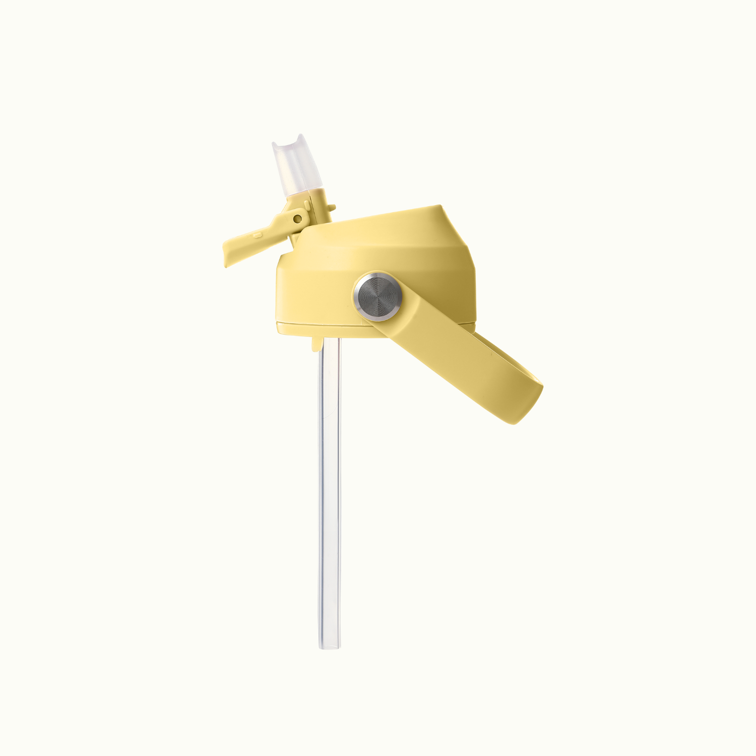 350ml Insulated Drink Bottle with Straw - Buttercup