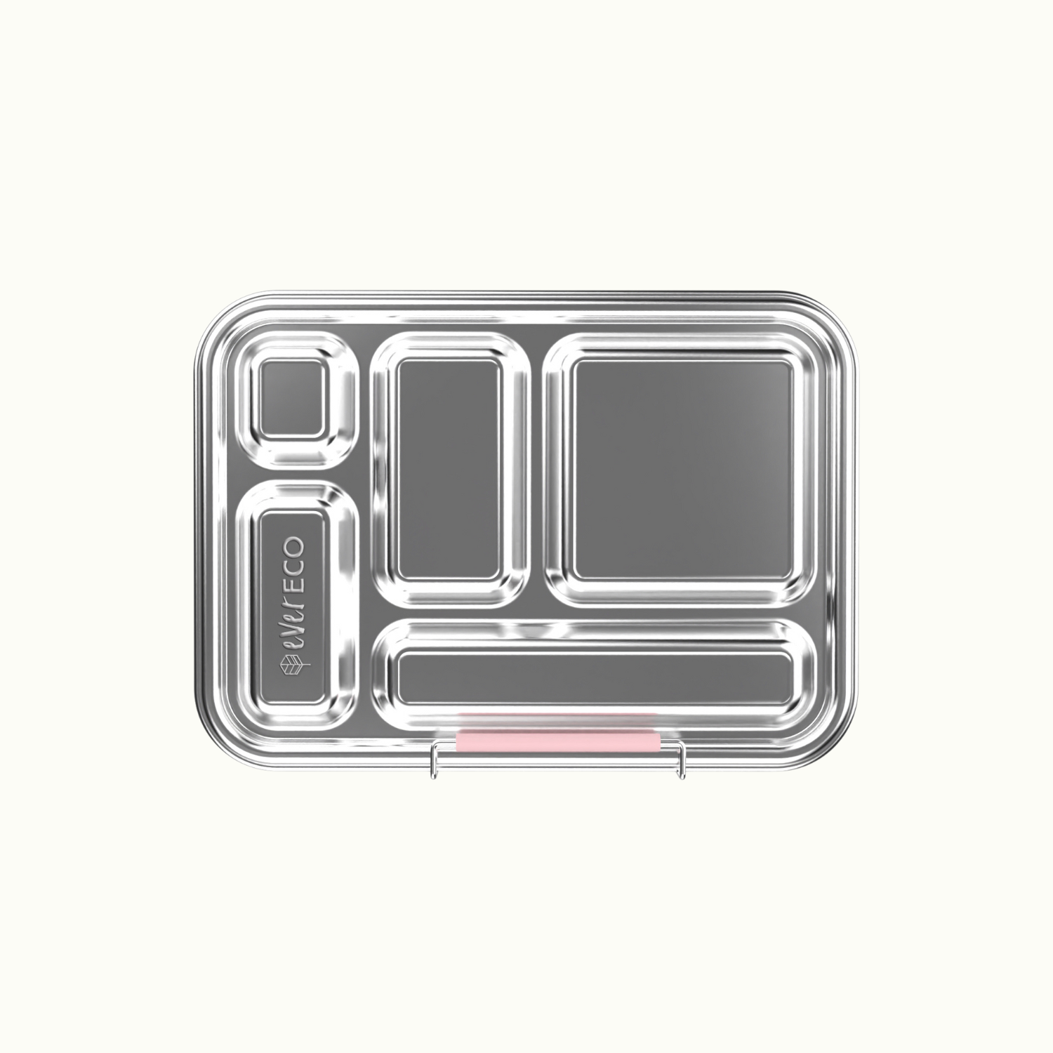 5 Compartment Stainless Steel Bento Box - Sorbet