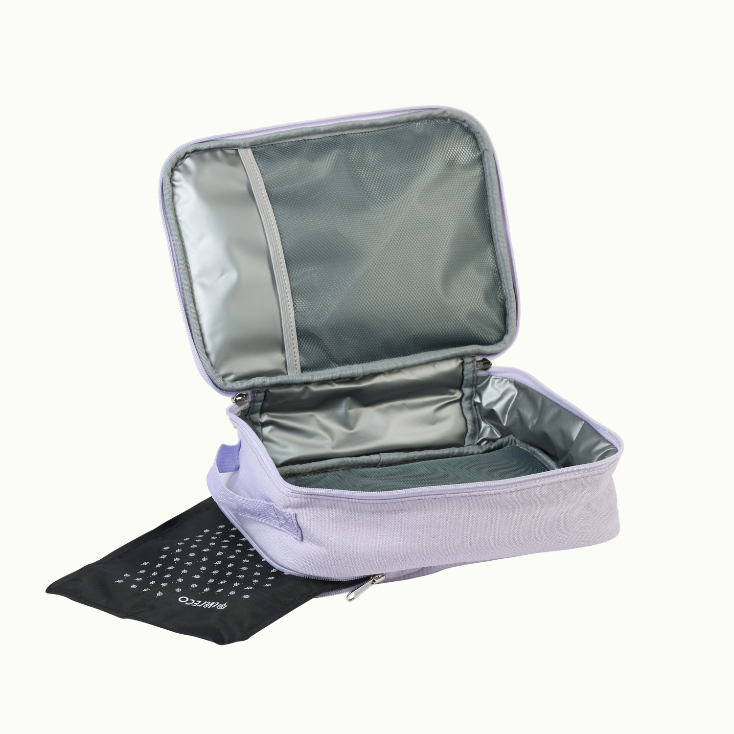 Insulated Lunch Bag with Ice Pack - Lilac