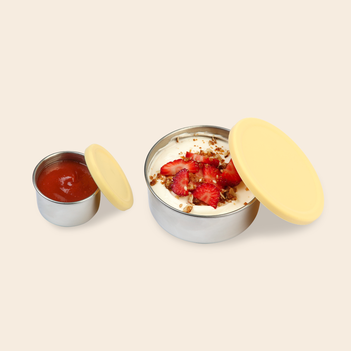 Leakproof Snack Pods Set of 2 - Buttercup