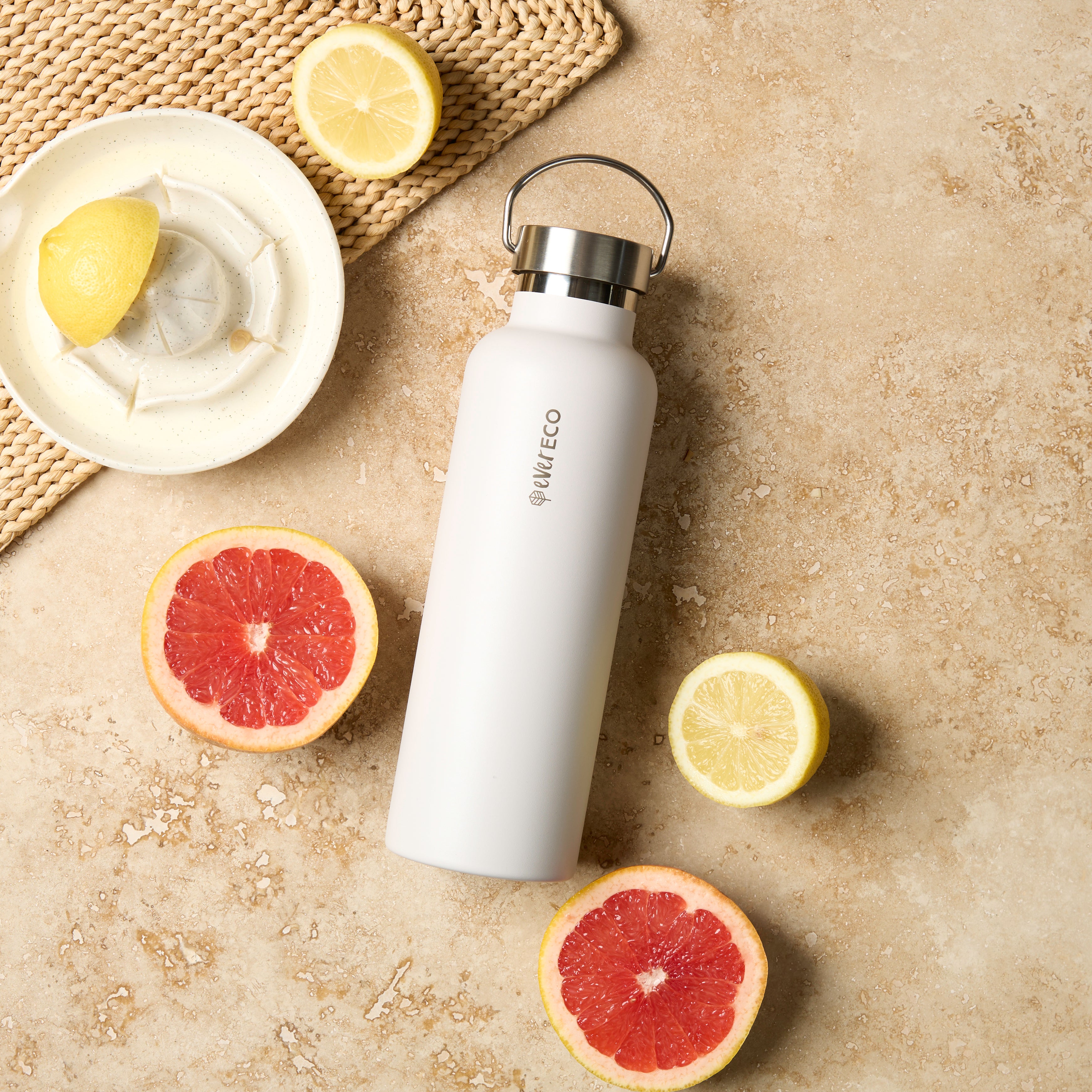 750ml Insulated Drink Bottle - Oat