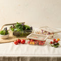 Glass Food Containers - Set of 3