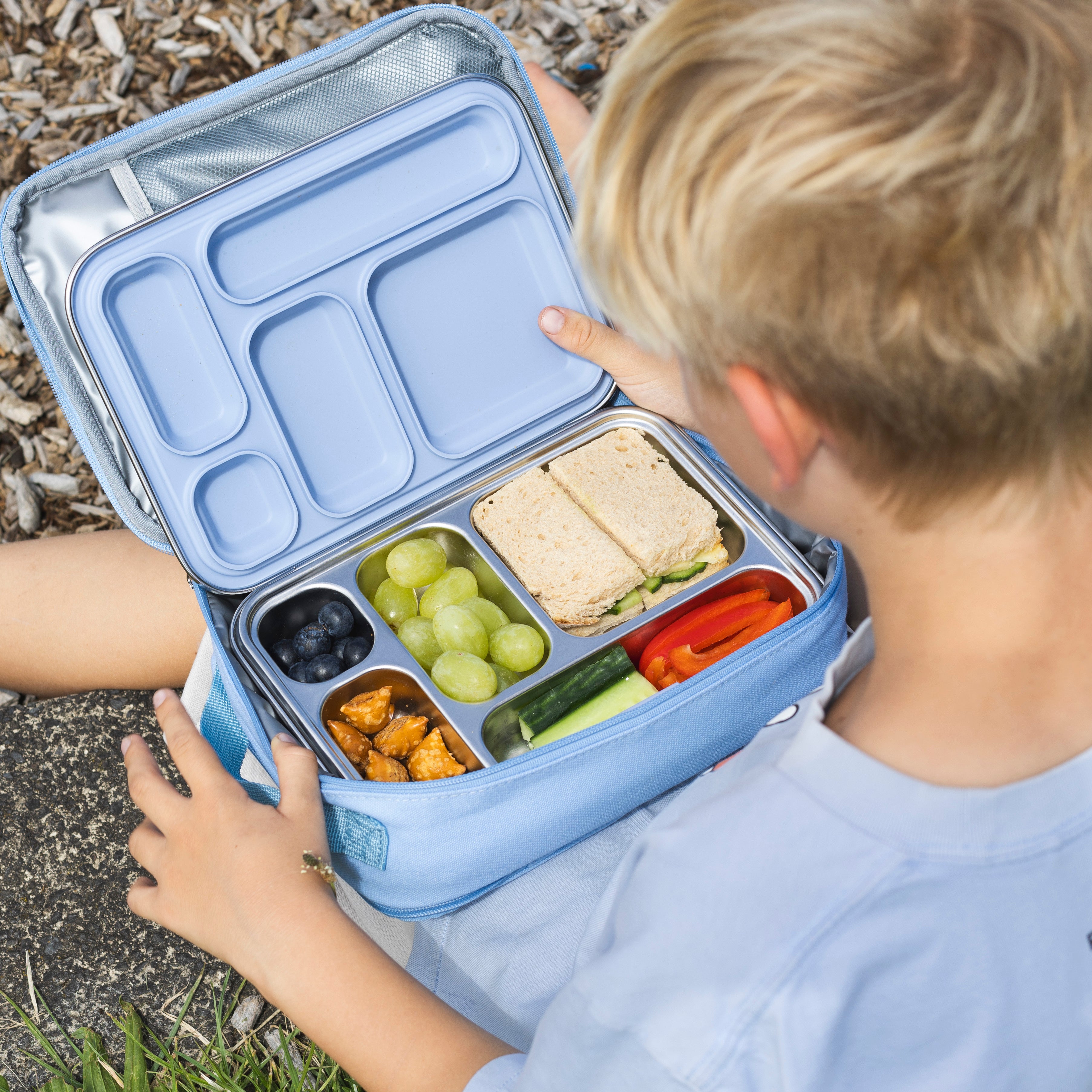 Insulated Lunch Bag with Ice Pack - Cove