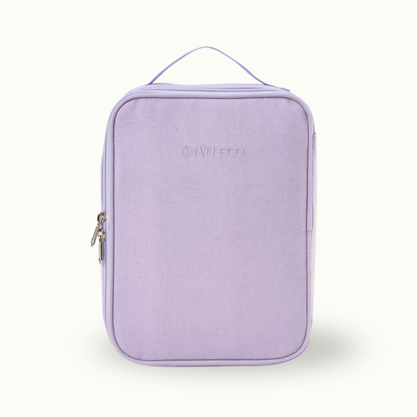 Insulated Lunch Bag with Ice Pack - Lilac