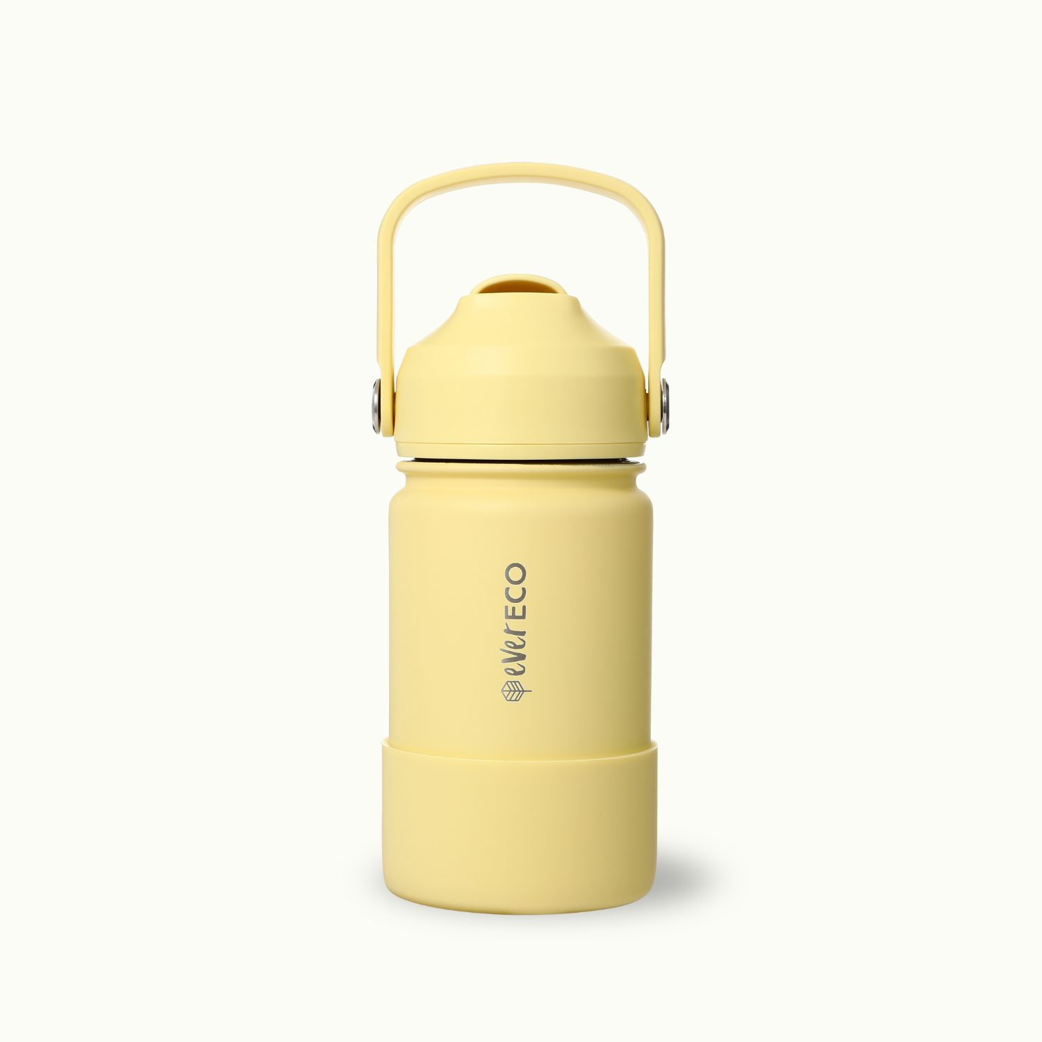 350ml Insulated Drink Bottle with Straw - Buttercup
