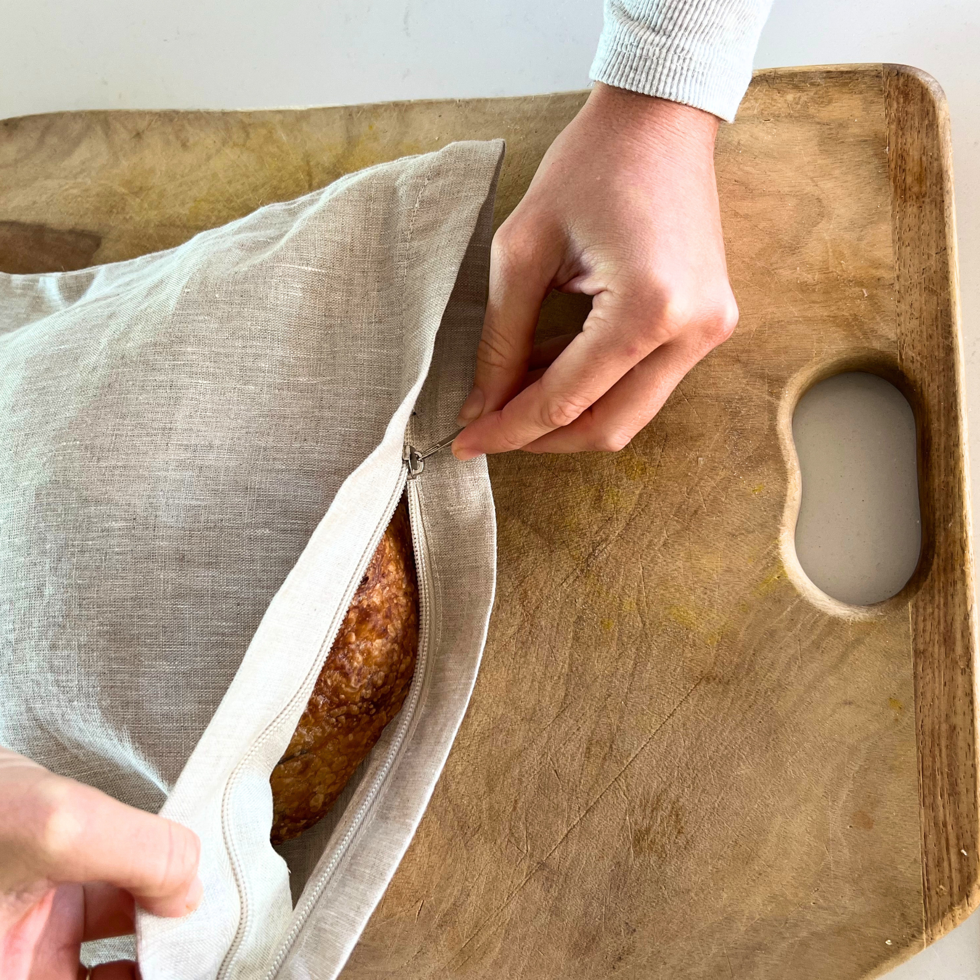Linen Bread Bag