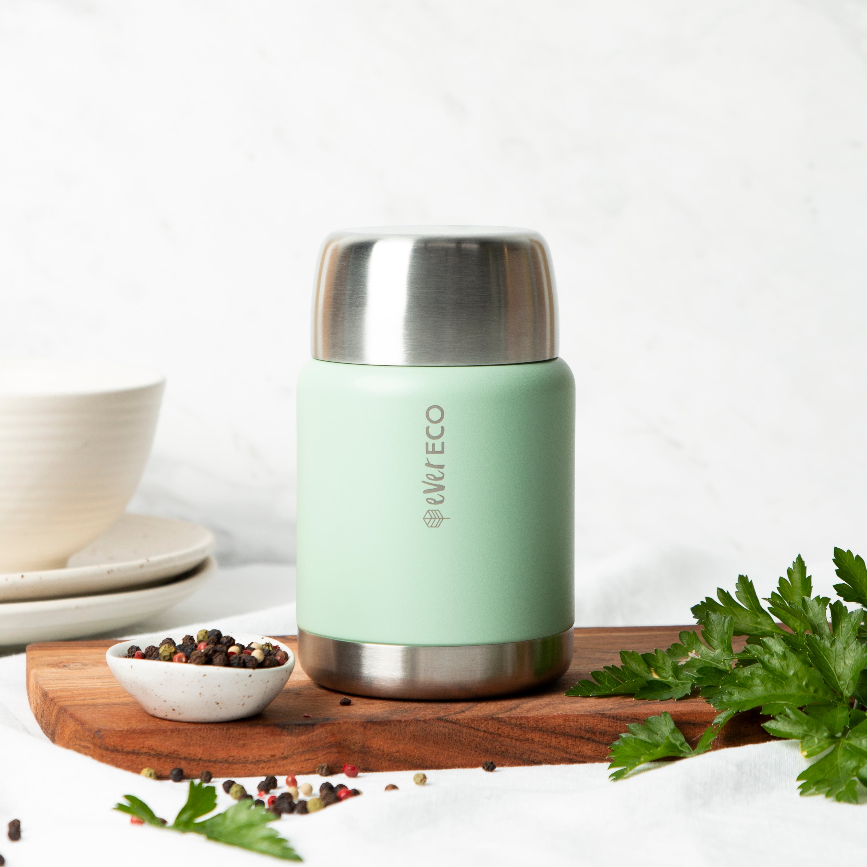 500ml Insulated Food Jar - Sage