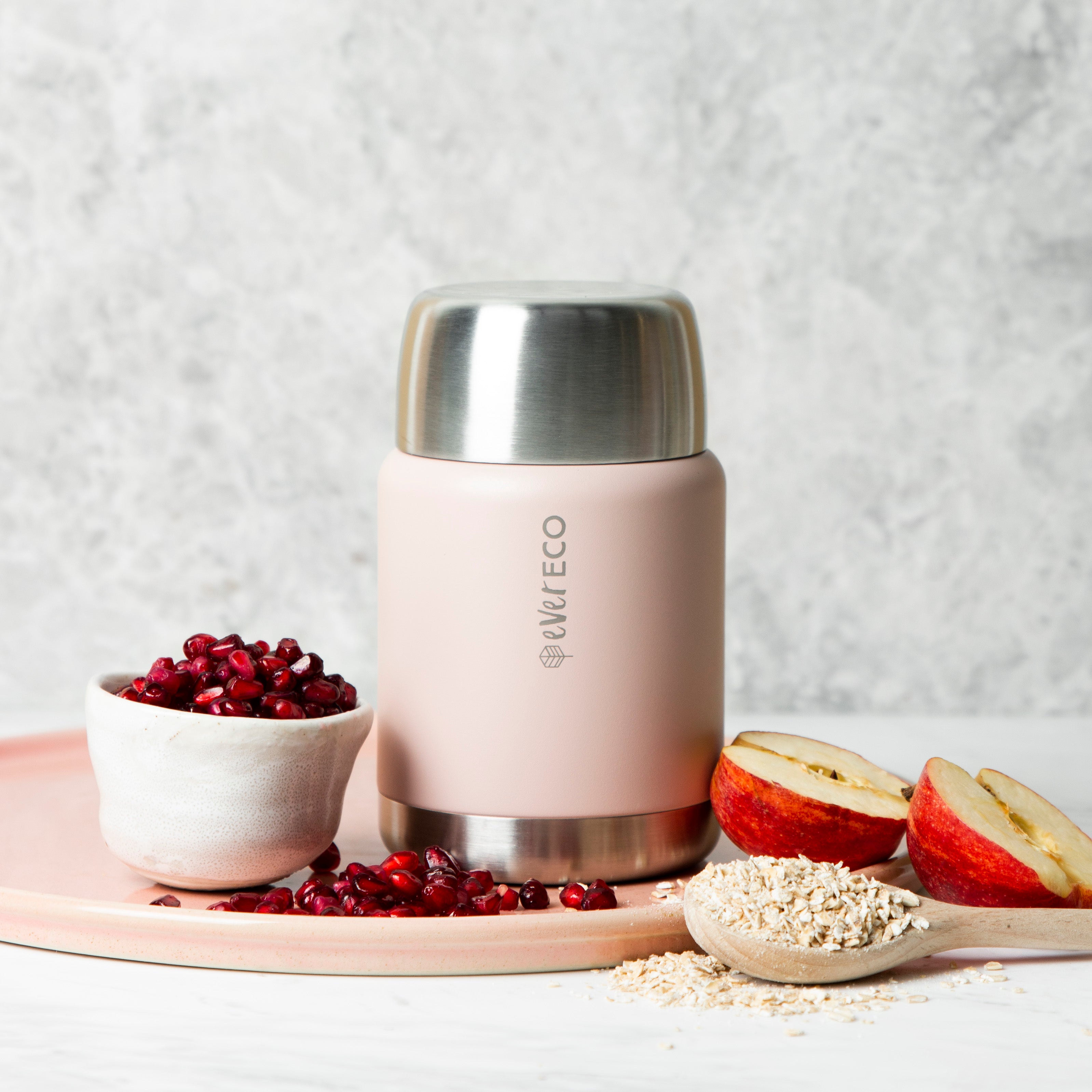 500ml Insulated Food Jar - Rose