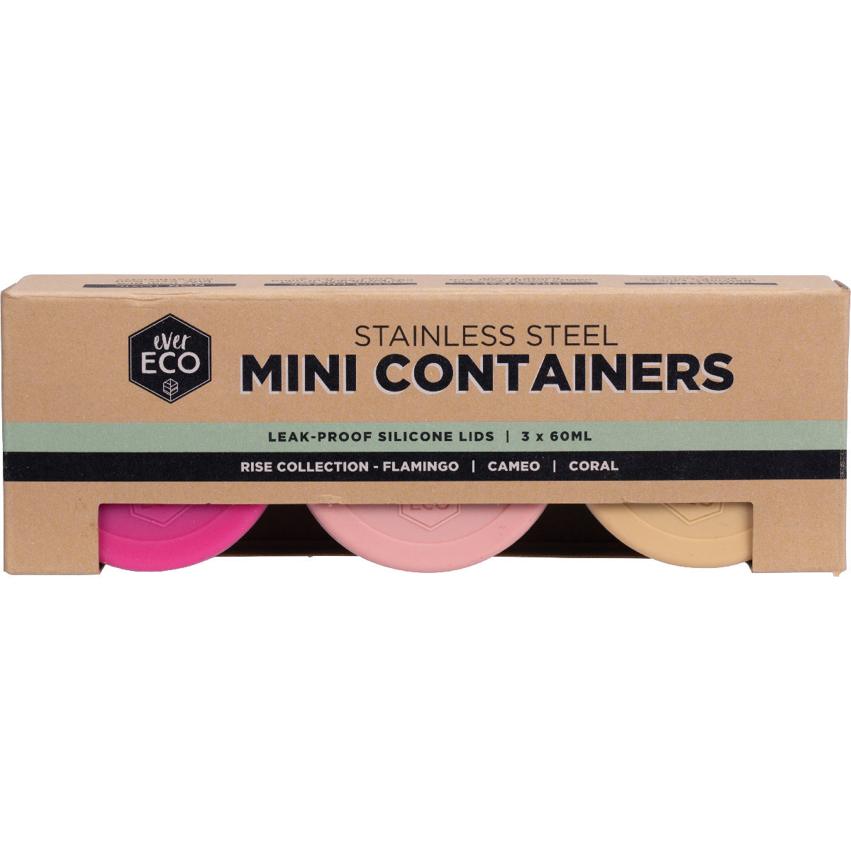 Ever Eco Mini Containers Rise - 3 x 60ml