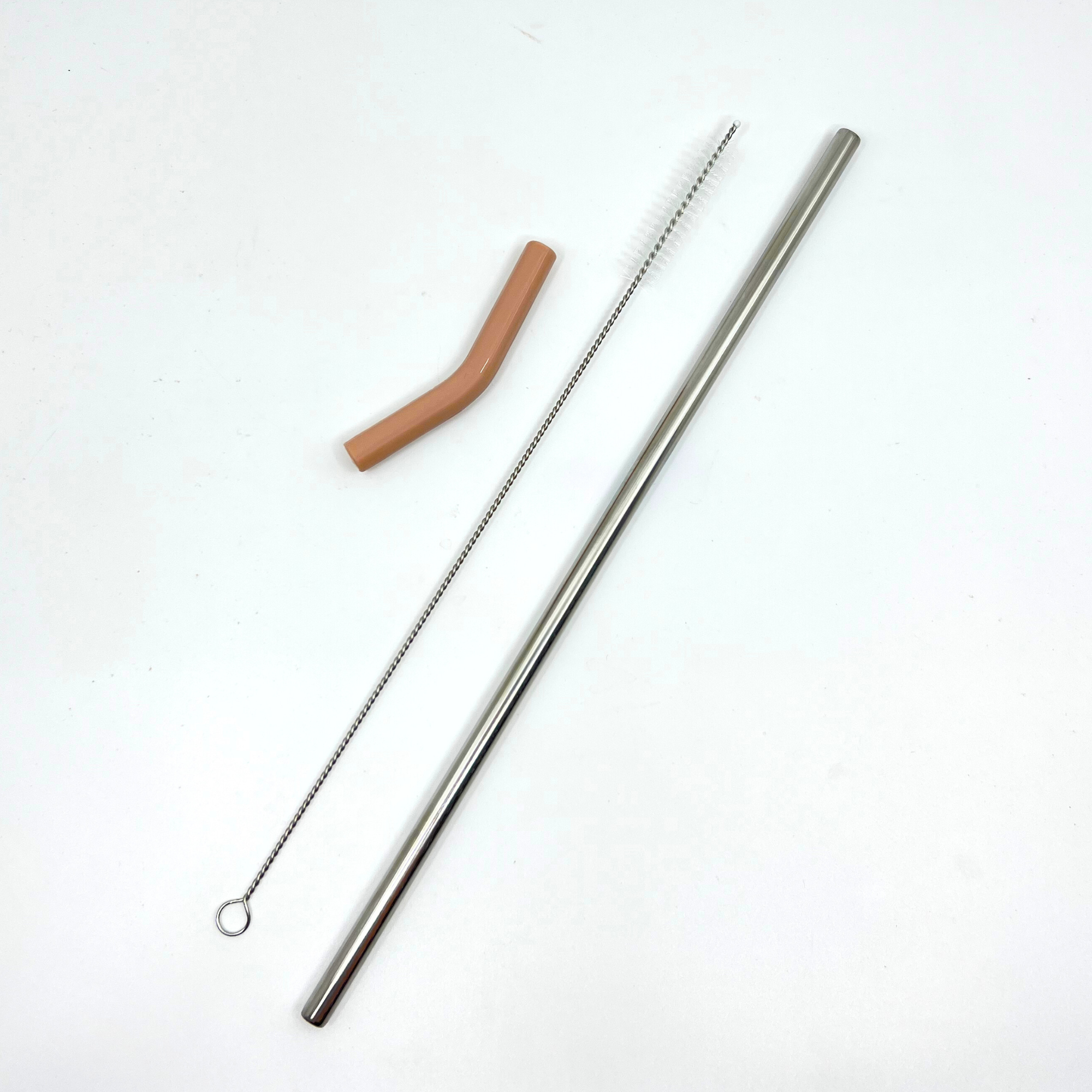 1.18L Insulated Tumbler Replacement Straw & Cleaning Brush - Rose