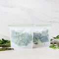 Reusable Silicone Food Pouches - 2 x 1.5L