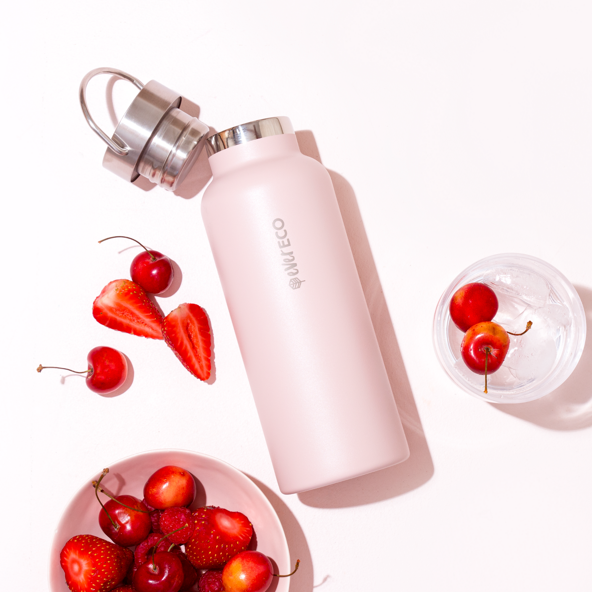 500ml Insulated Drink Bottle - Rose