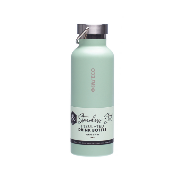 Ever Eco Insulated Drink Bottle Sage - 500ml