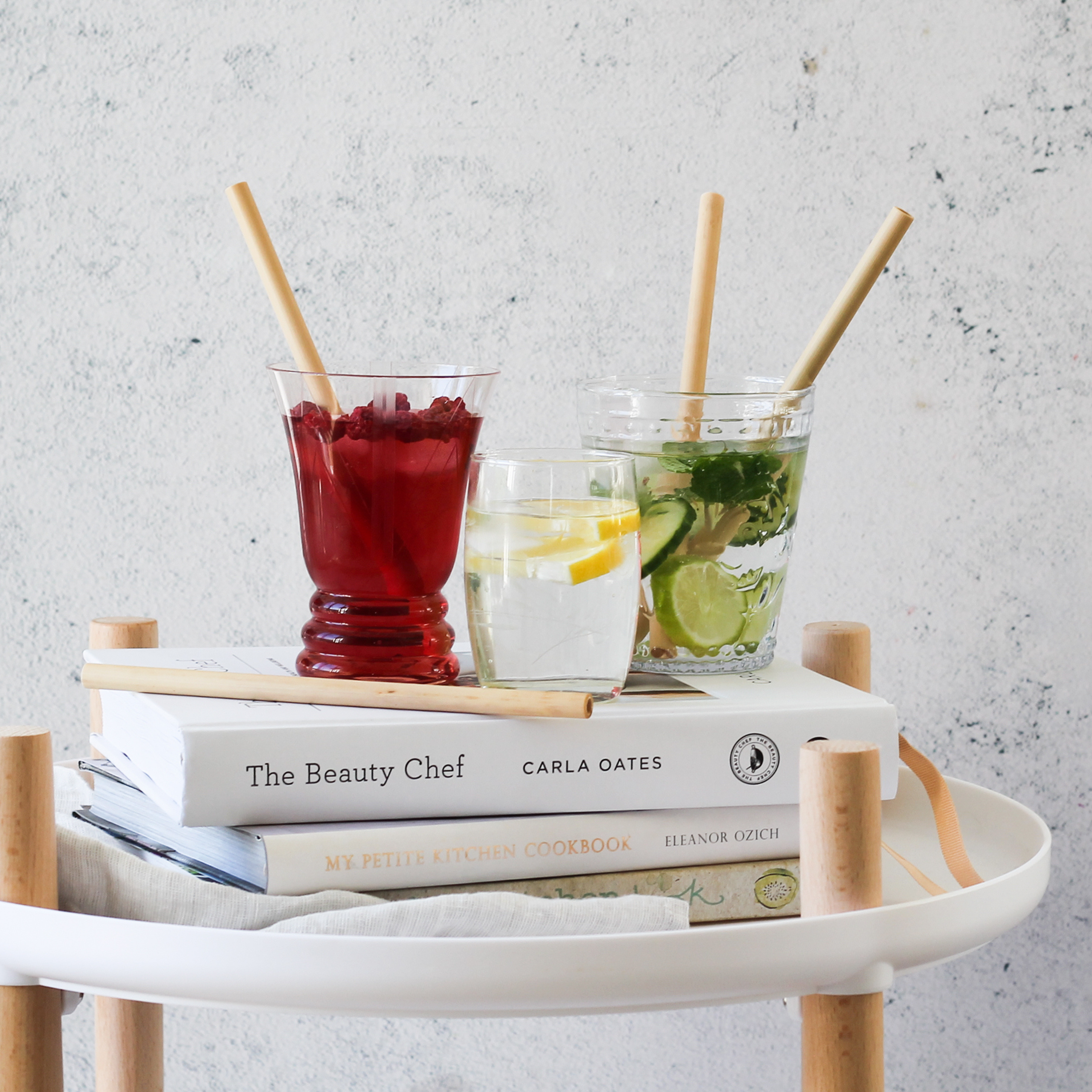 Bamboo Straws - 4 Pack