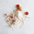 Organic Cotton Mixed Set Produce Bags - 4 Pack