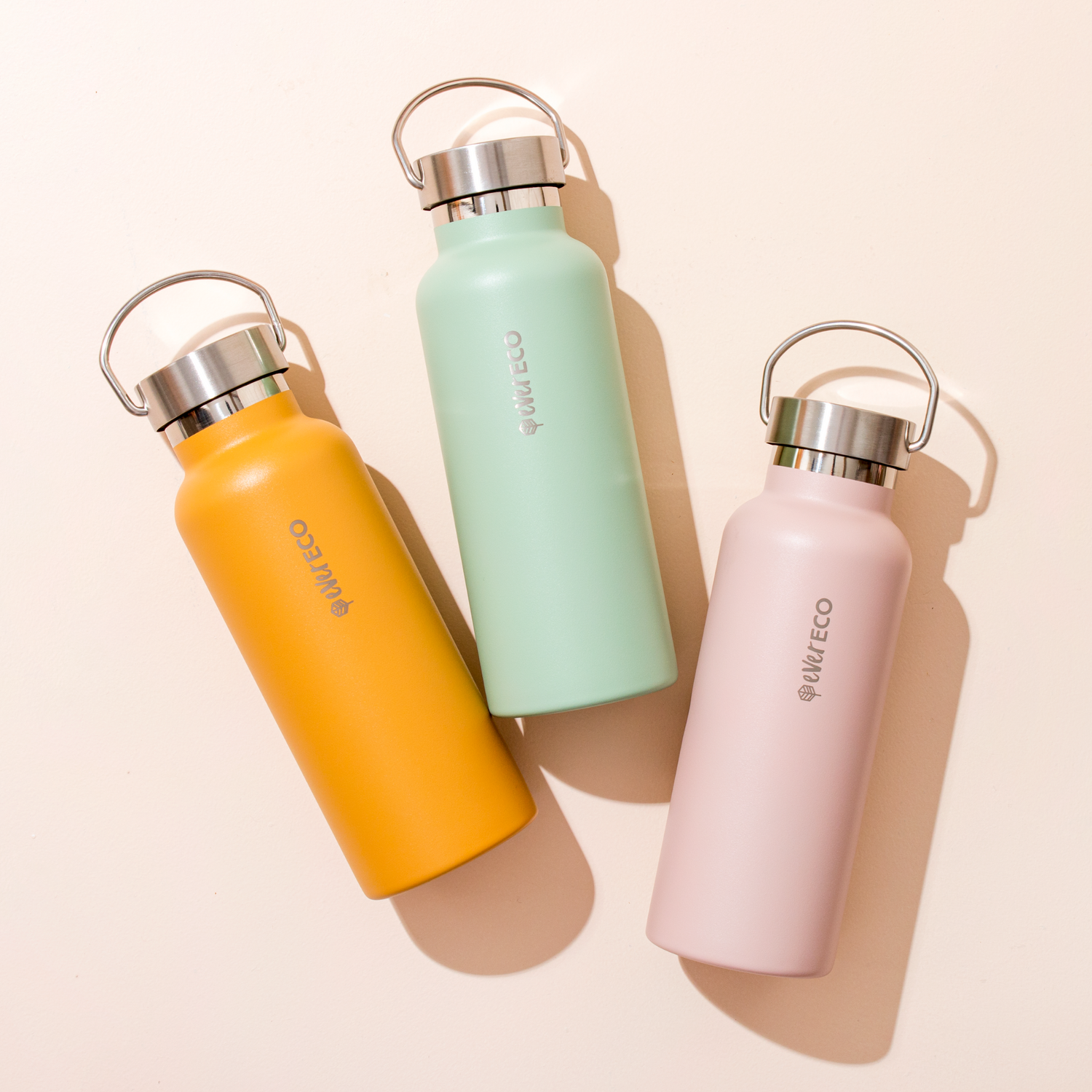 Ever Eco Insulated Drink Bottle Rose - 500ml