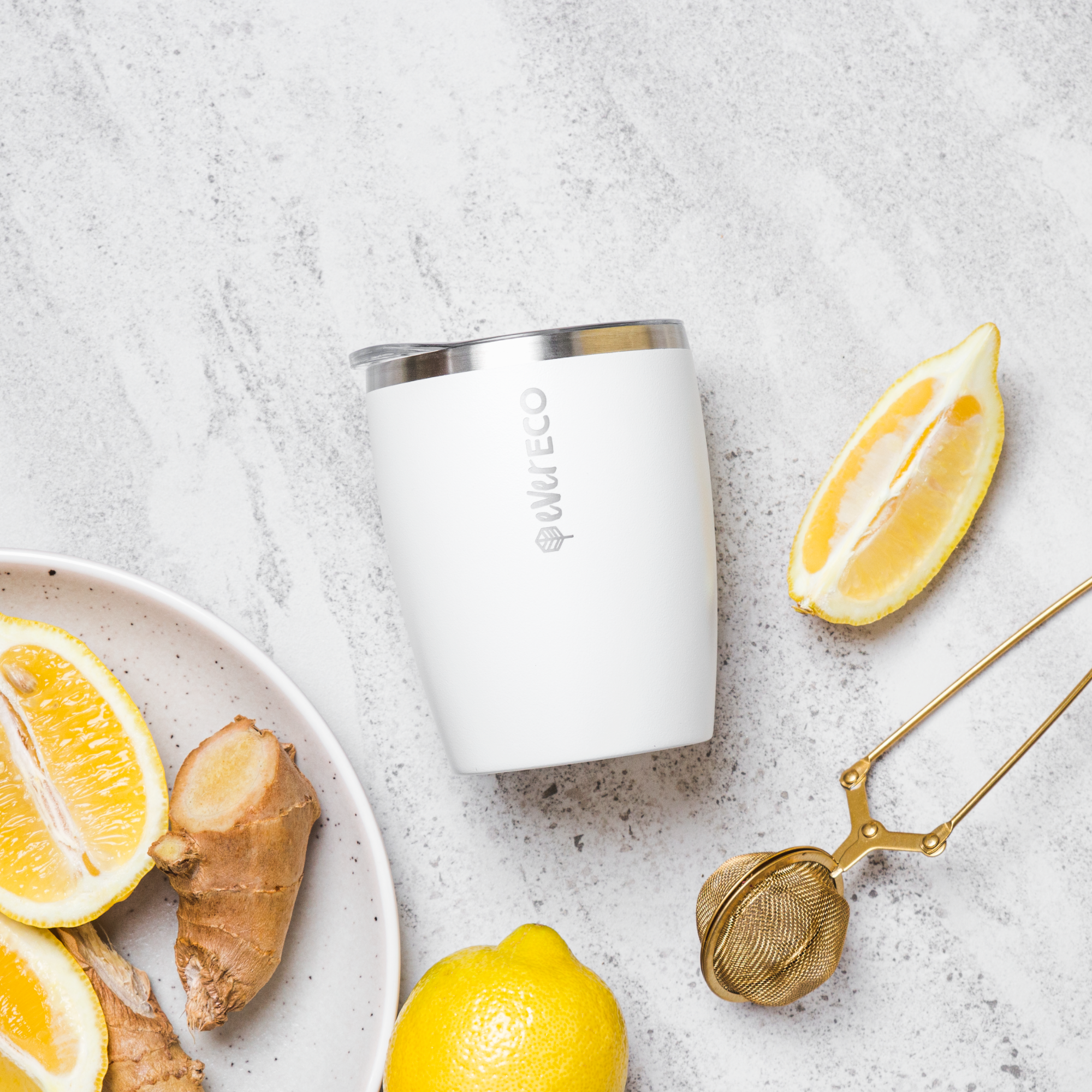 295ml Insulated Coffee Cup - Cloud