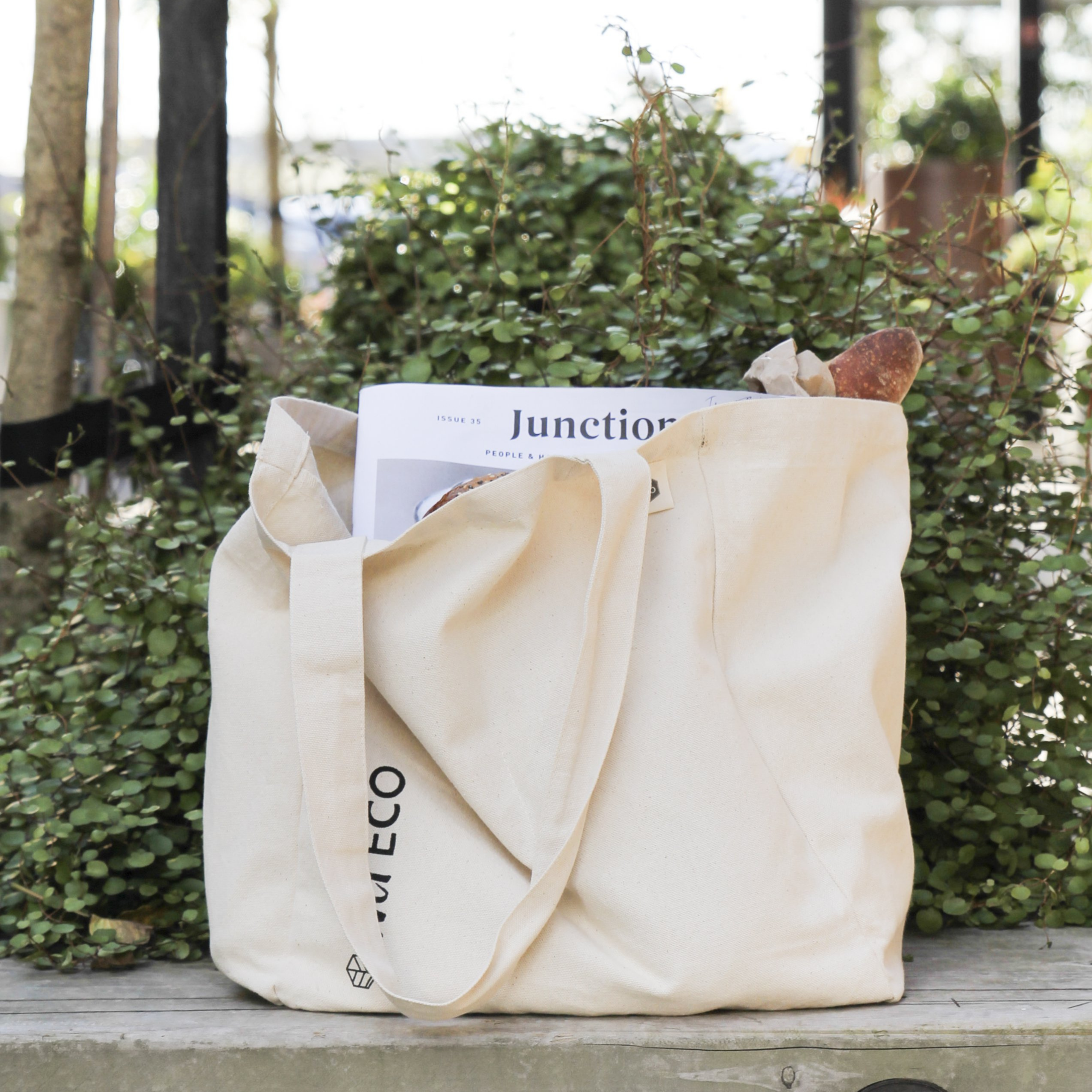 Organic Pocket Tote Shopping Bag