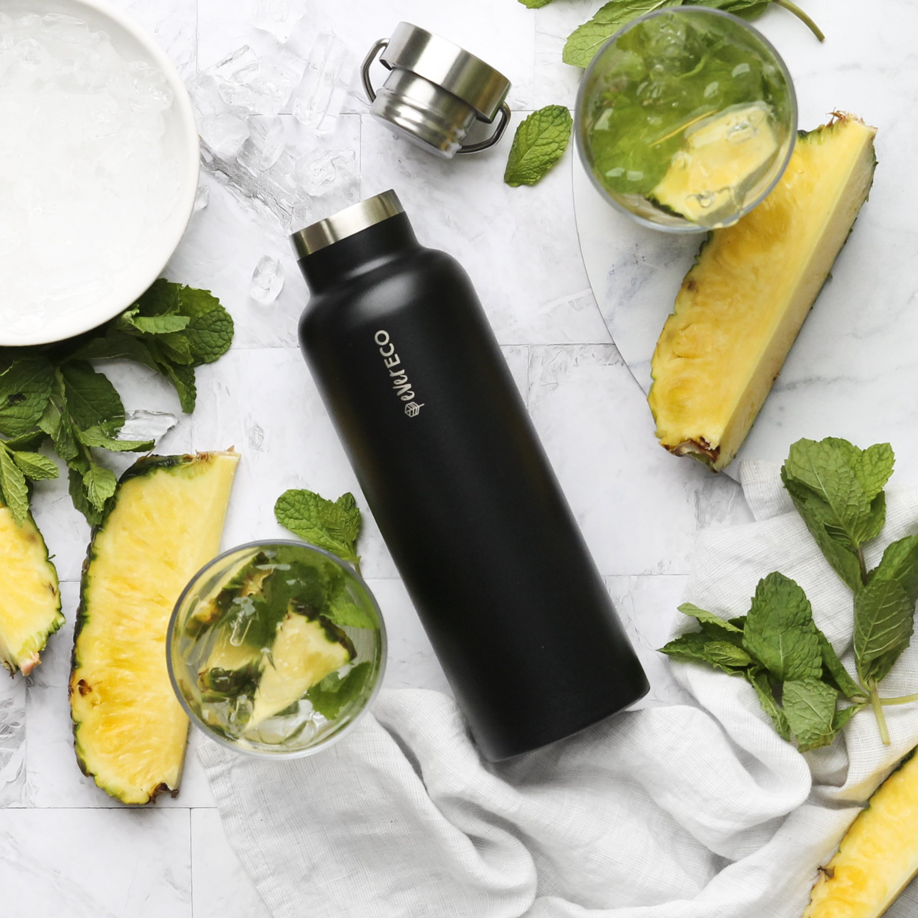 750ml Insulated Drink Bottle - Onyx