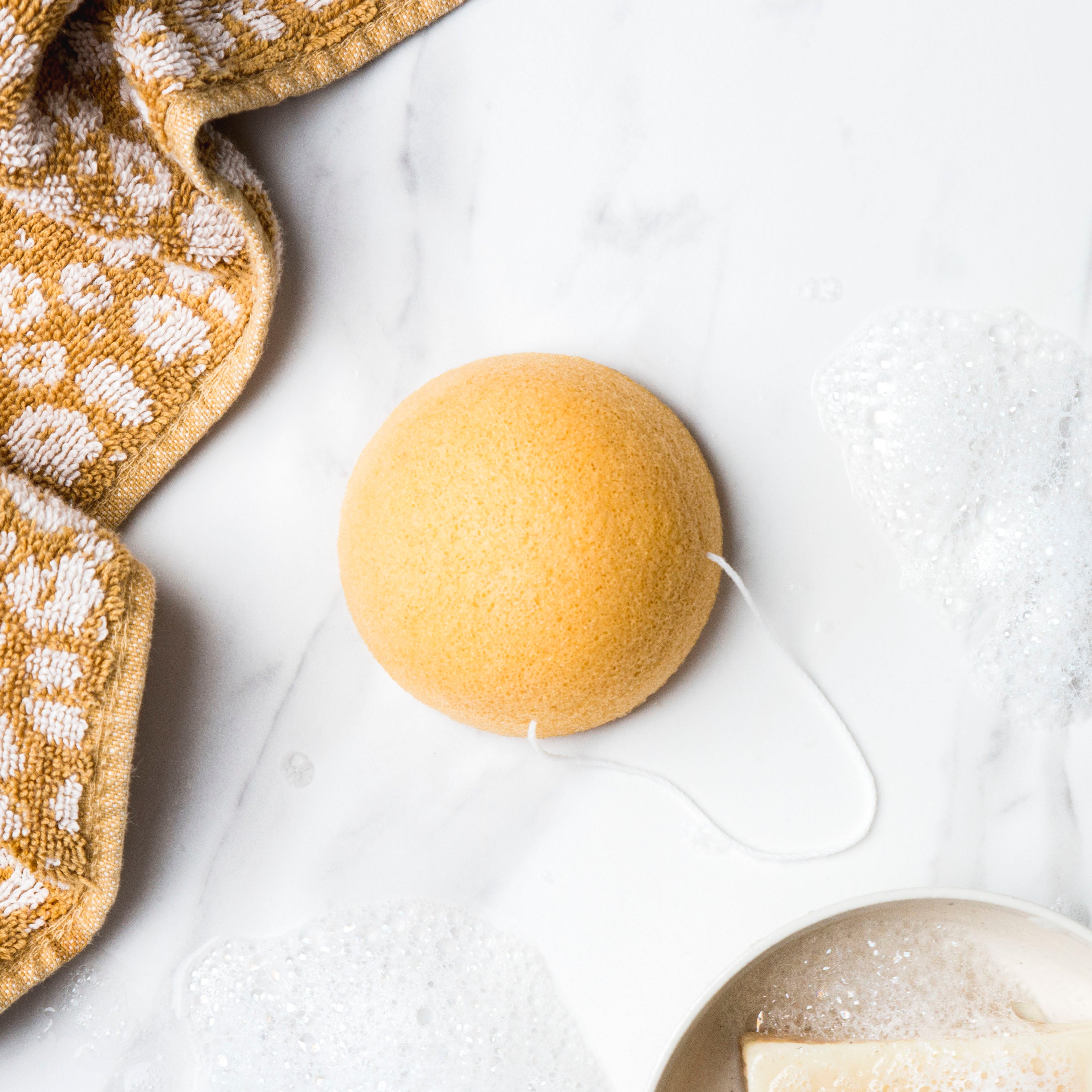 Konjac Facial Sponge - Turmeric