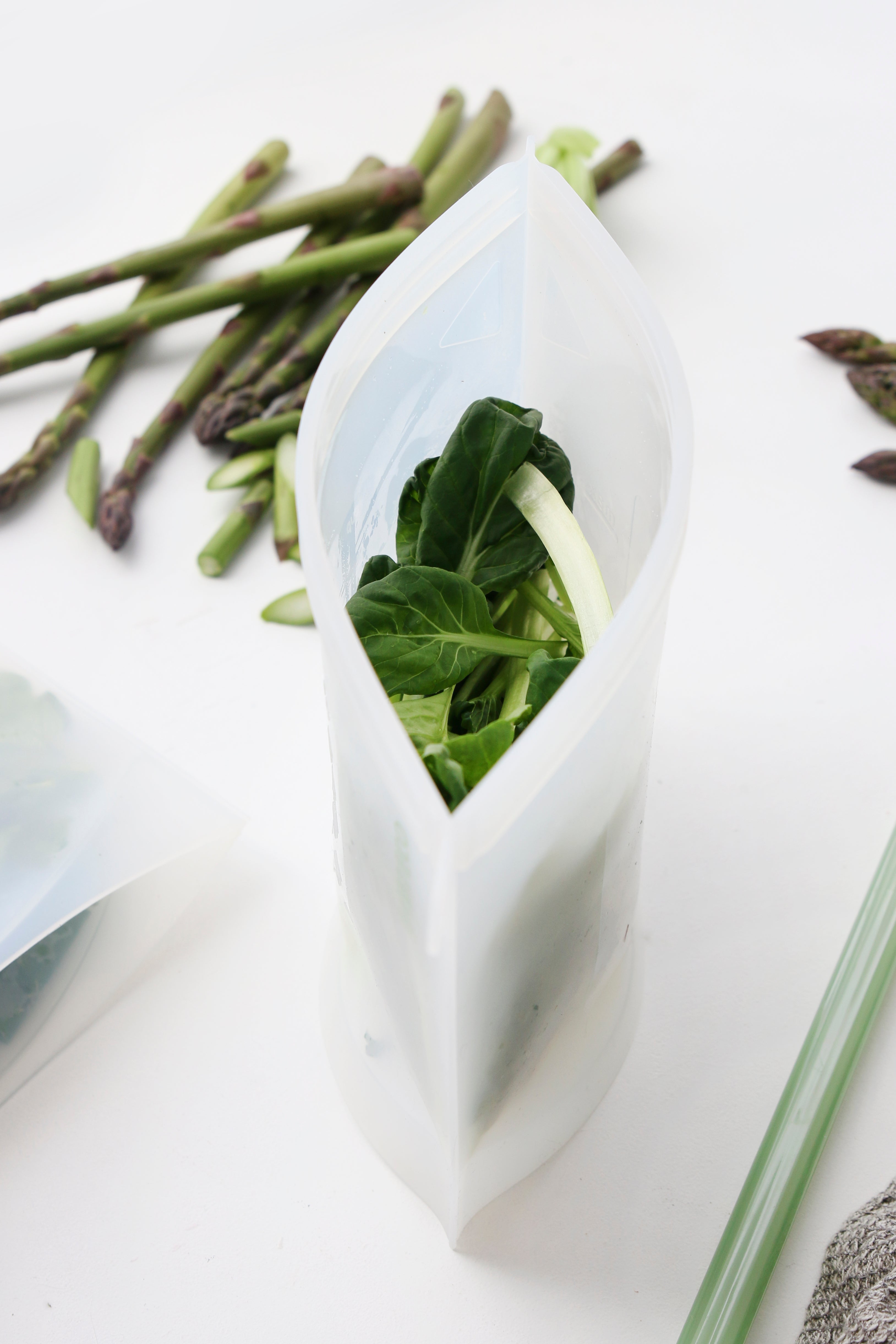 Reusable Silicone Food Pouches - 2 x 1L