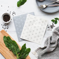 Sponge Cloths Scandi Leaves - 2 Pack
