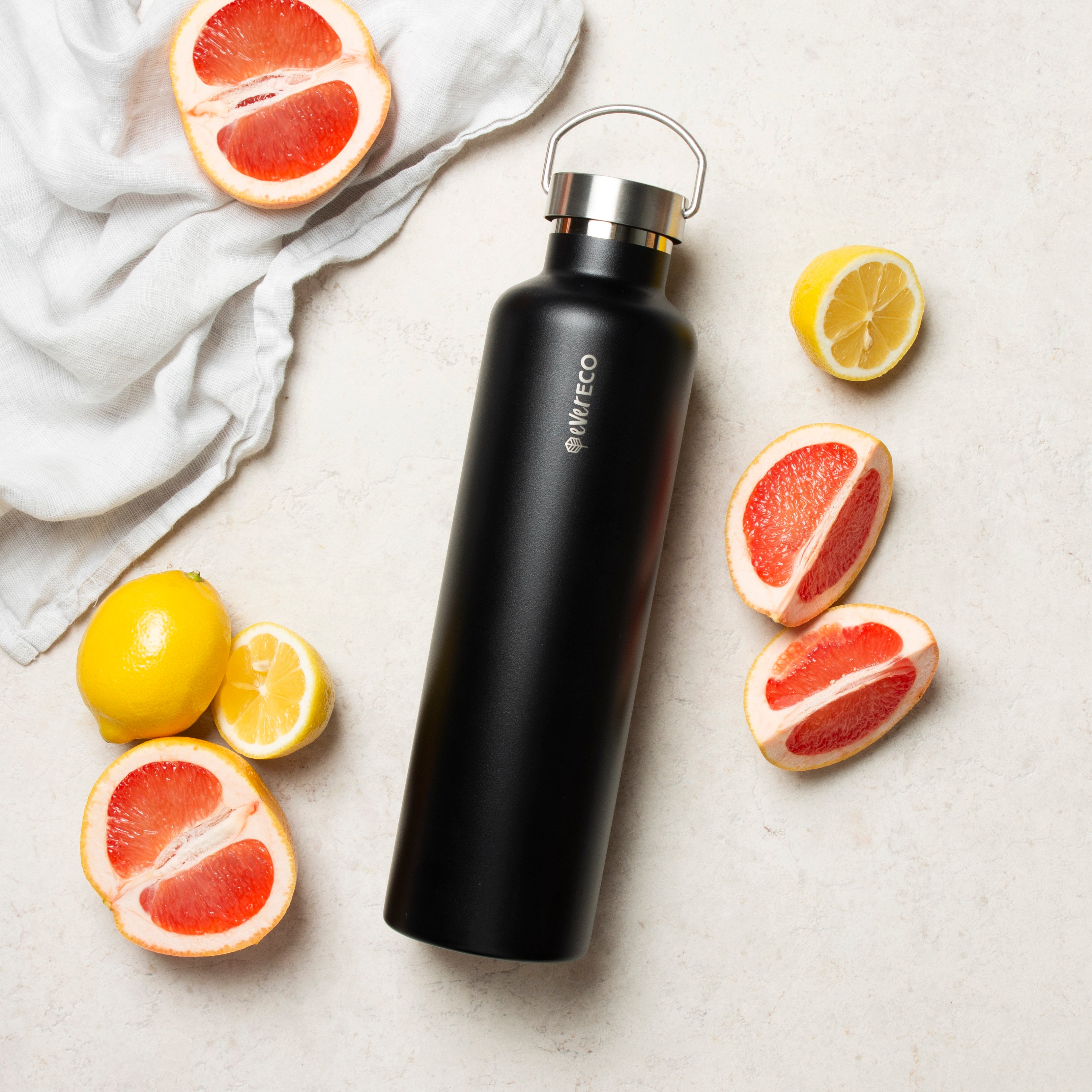 Ever Eco Insulated Drink Bottle Onyx - 1L