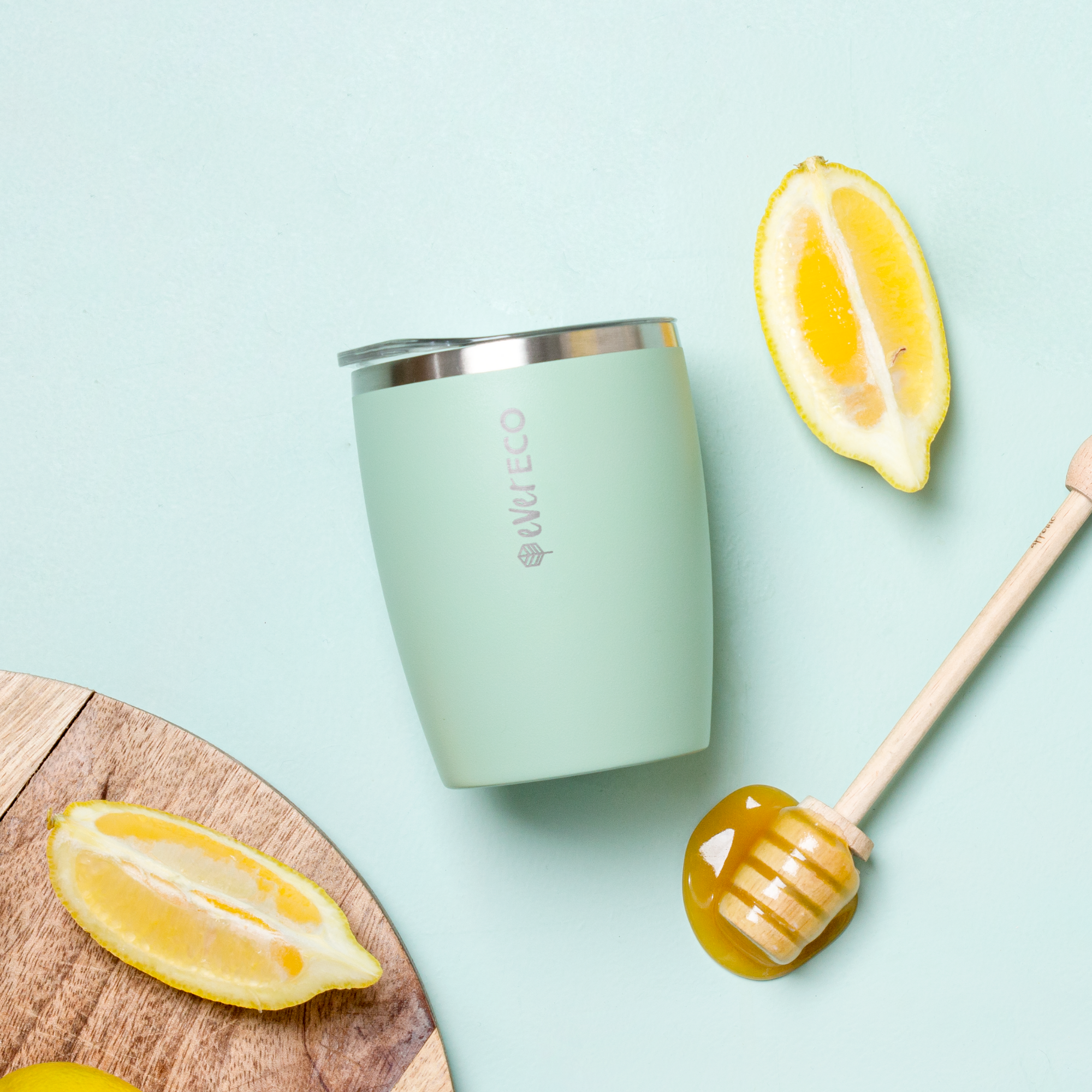 295ml Insulated Coffee Cup - Sage