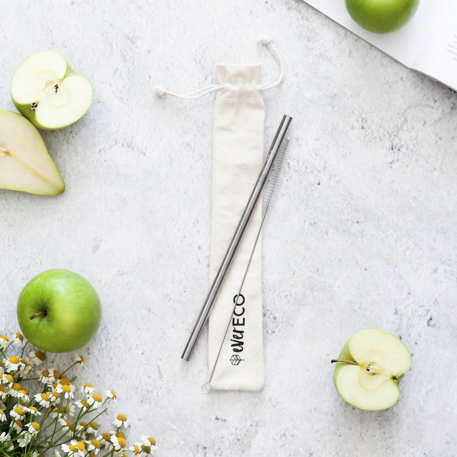 Ever Eco On-The-Go Straw Kit - Stainless Steel