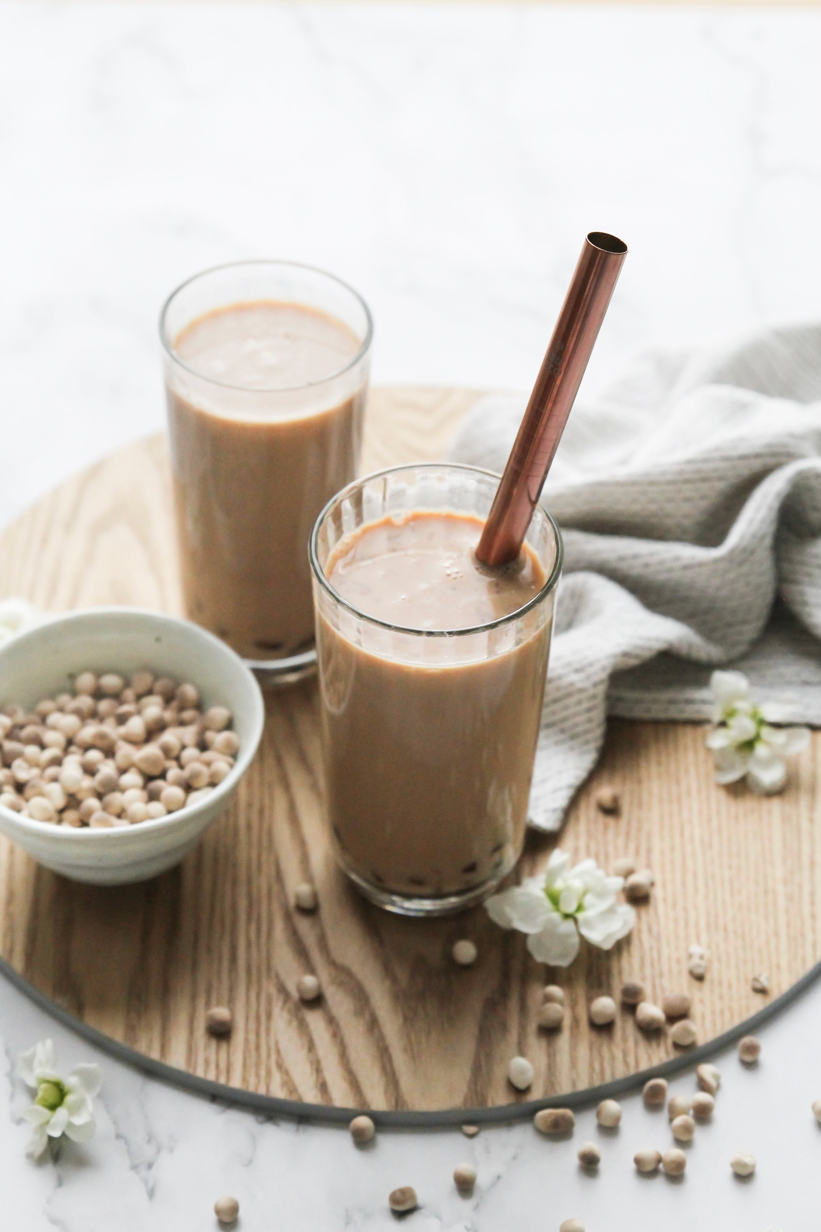 Bubble Tea Straw Kit - Rose Gold