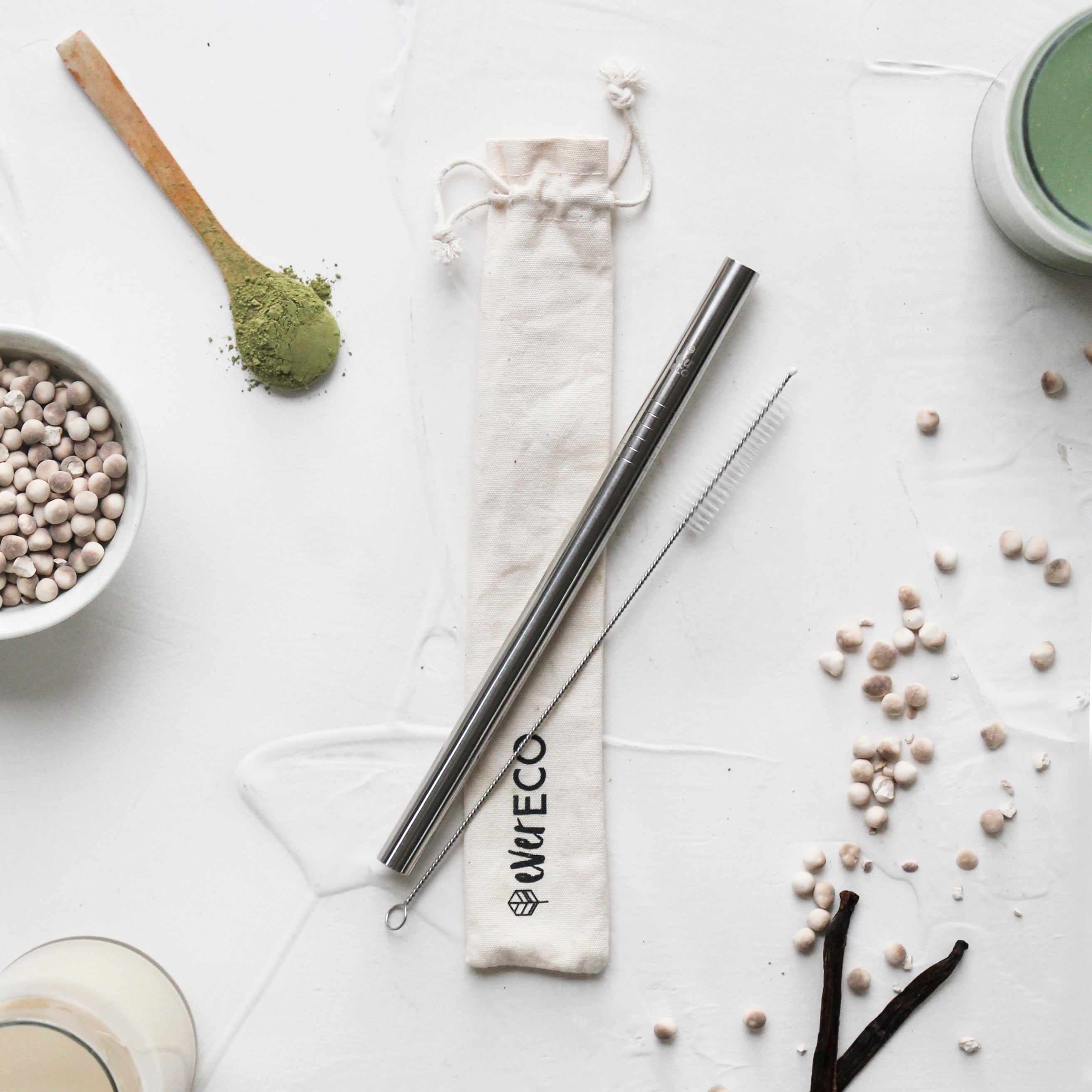 Bubble Tea Straw Kit - Stainless Steel